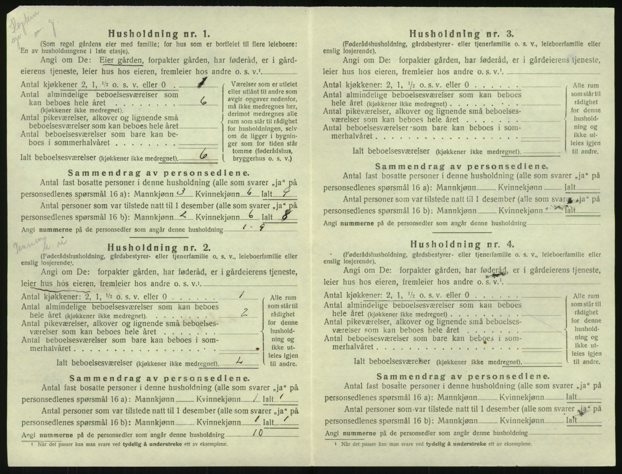 SAK, 1920 census for Hisøy, 1920, p. 367