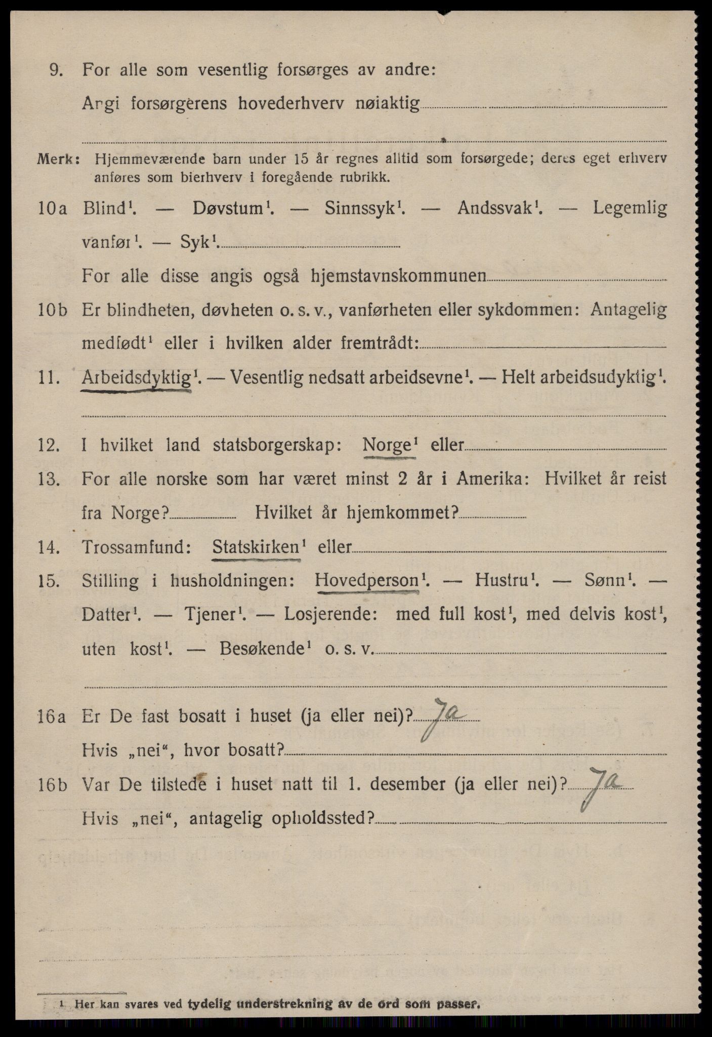 SAT, 1920 census for Surnadal, 1920, p. 2632