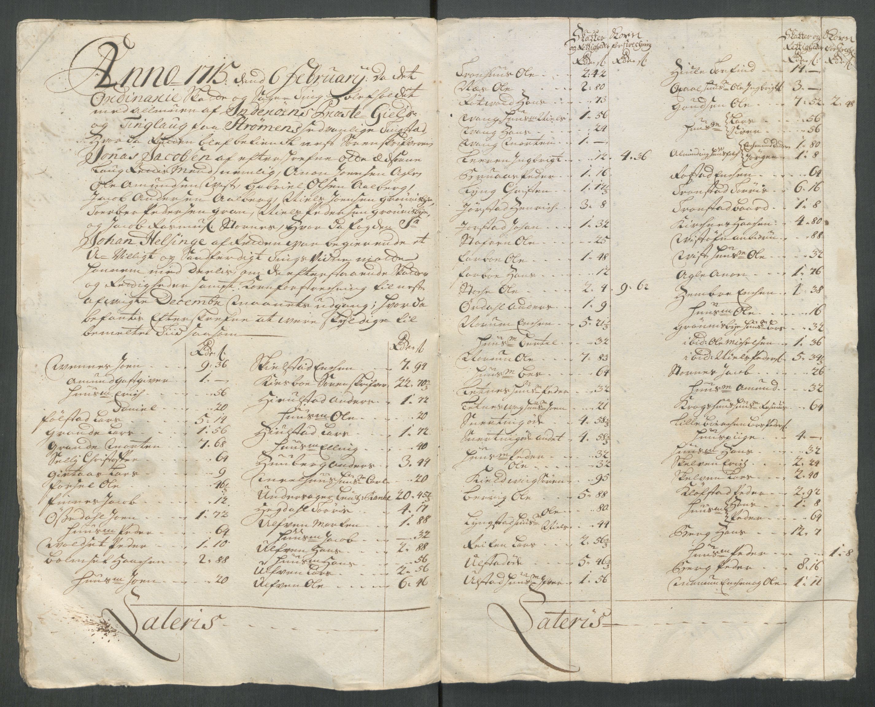 Rentekammeret inntil 1814, Reviderte regnskaper, Fogderegnskap, RA/EA-4092/R63/L4322: Fogderegnskap Inderøy, 1714, p. 395