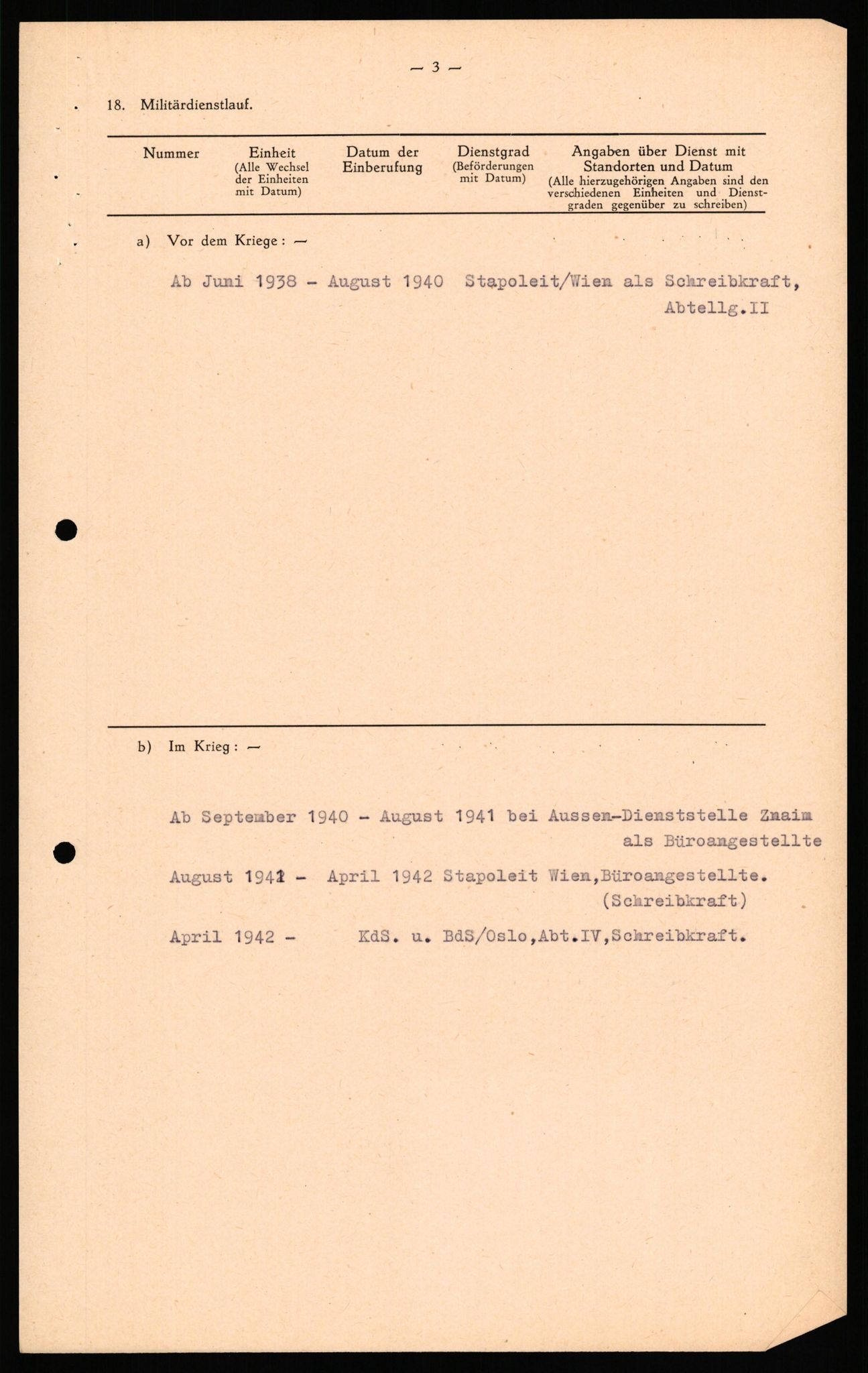 Forsvaret, Forsvarets overkommando II, AV/RA-RAFA-3915/D/Db/L0039: CI Questionaires. Tyske okkupasjonsstyrker i Norge. Østerrikere., 1945-1946, p. 378