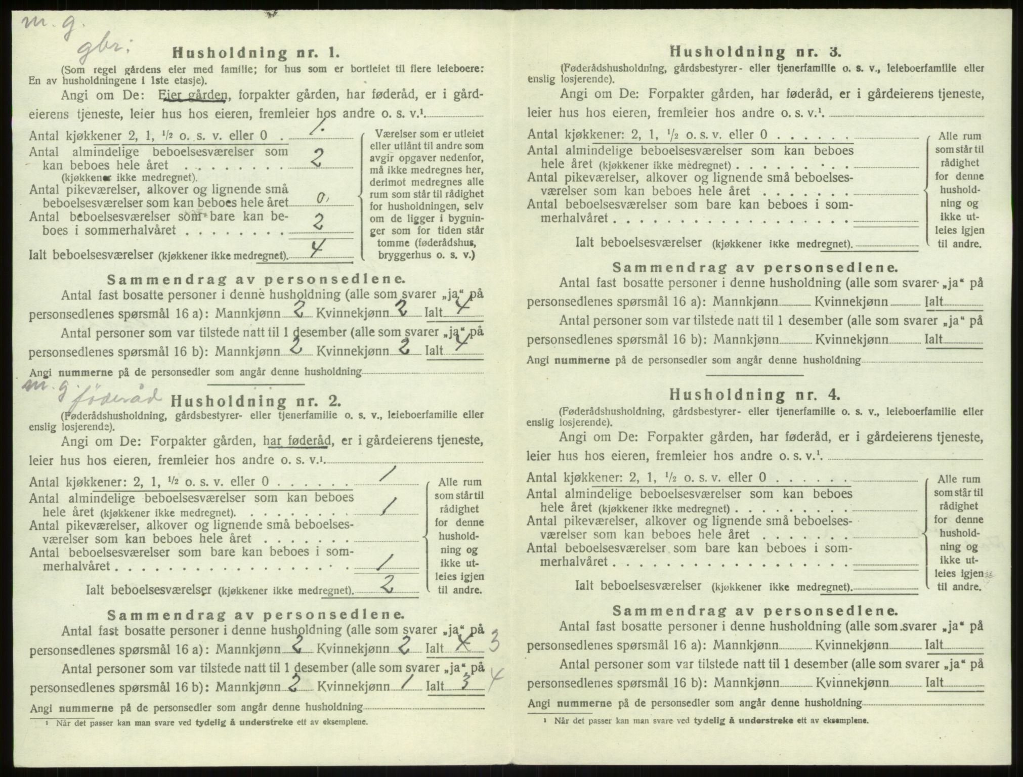 SAB, 1920 census for Åsane, 1920, p. 521