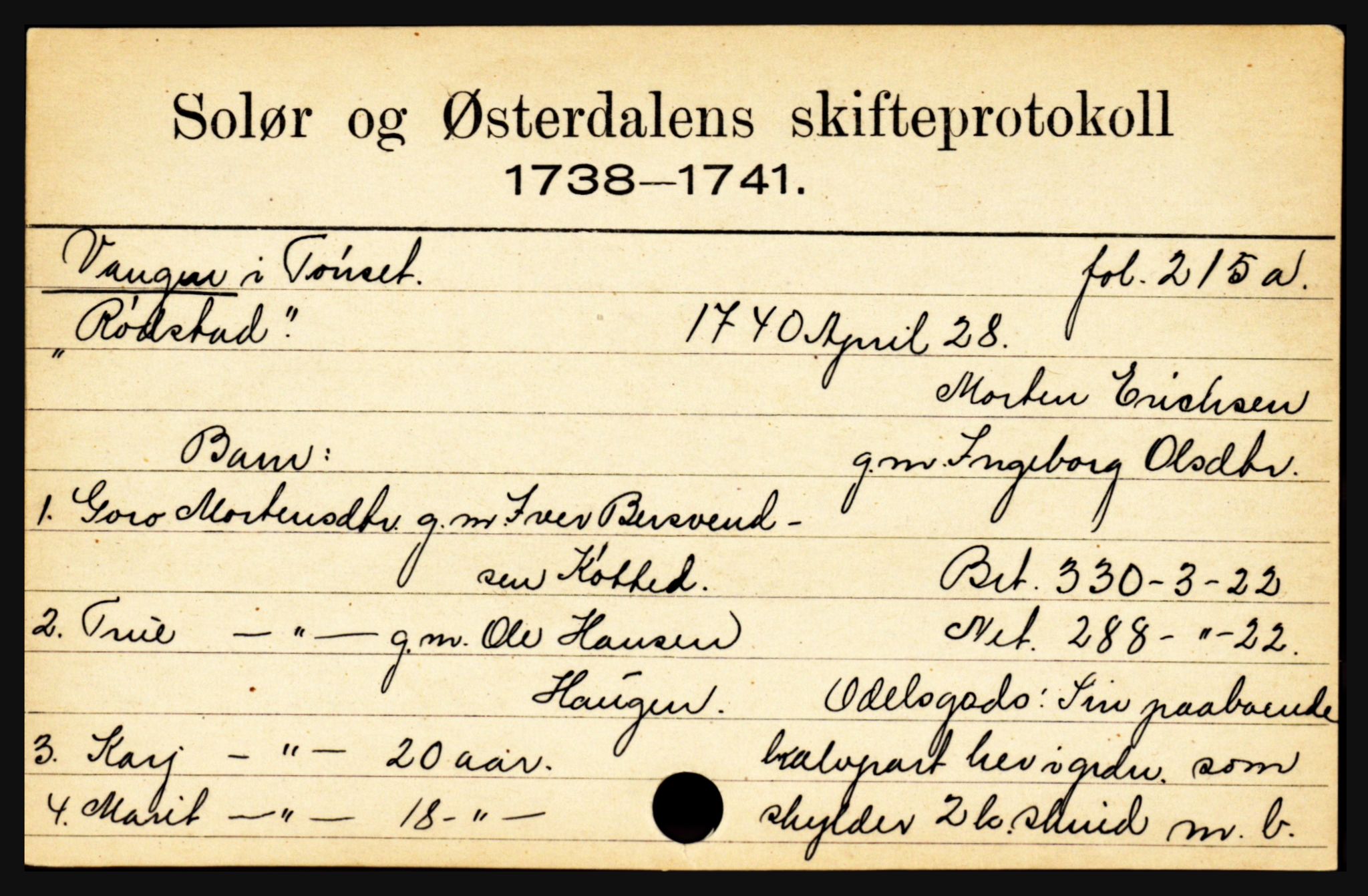 Solør og Østerdalen sorenskriveri, SAH/TING-024/J, 1716-1774, p. 6883