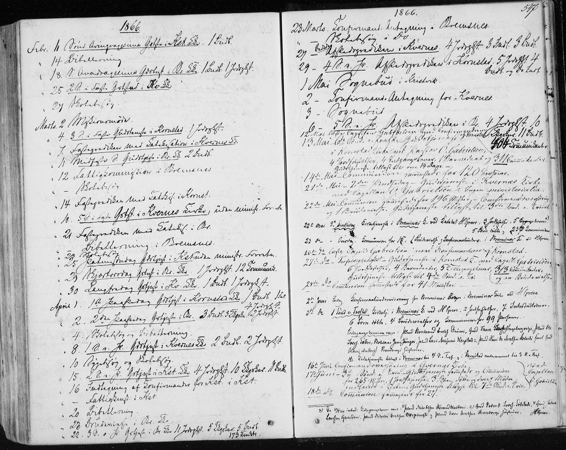 Ministerialprotokoller, klokkerbøker og fødselsregistre - Møre og Romsdal, AV/SAT-A-1454/568/L0804: Parish register (official) no. 568A11, 1854-1868, p. 547