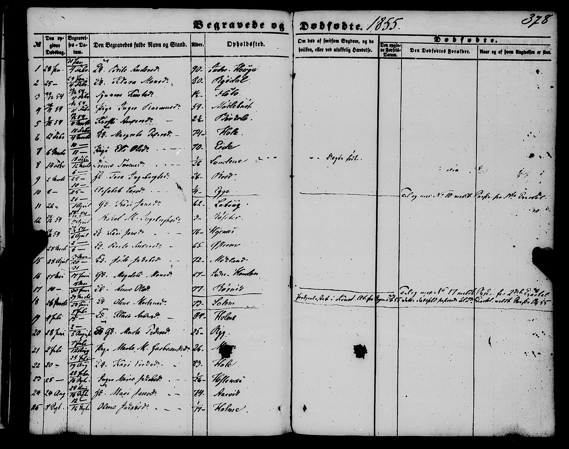 Gloppen sokneprestembete, AV/SAB-A-80101/H/Haa/Haaa/L0009: Parish register (official) no. A 9, 1855-1870, p. 378