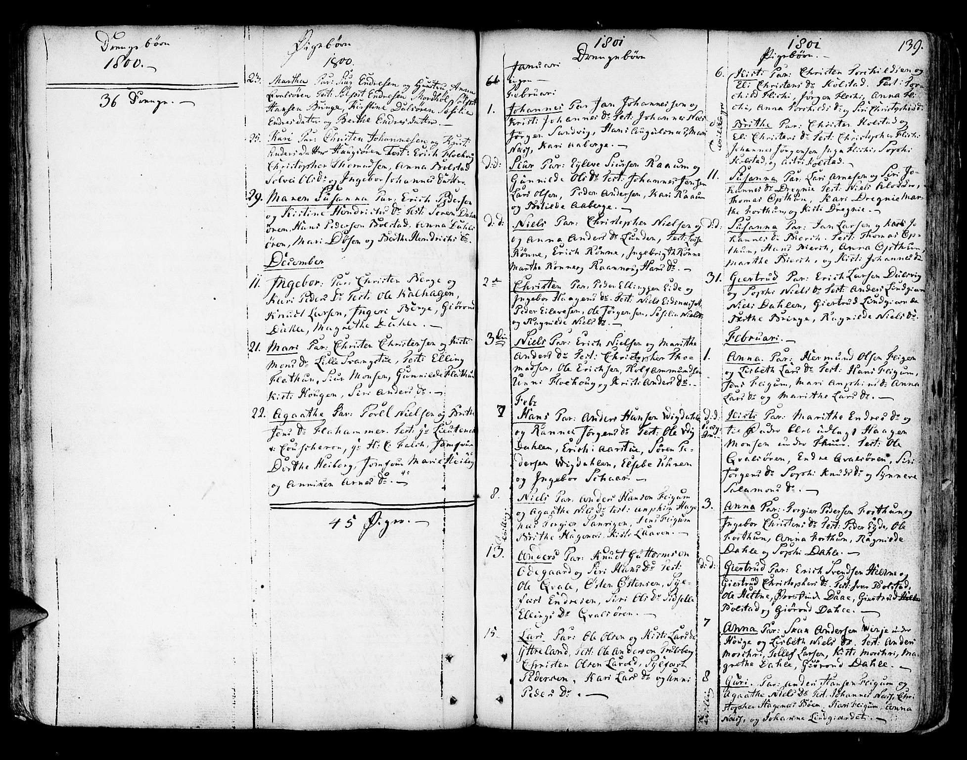 Luster sokneprestembete, AV/SAB-A-81101/H/Haa/Haaa/L0001: Parish register (official) no. A 1, 1731-1803, p. 139