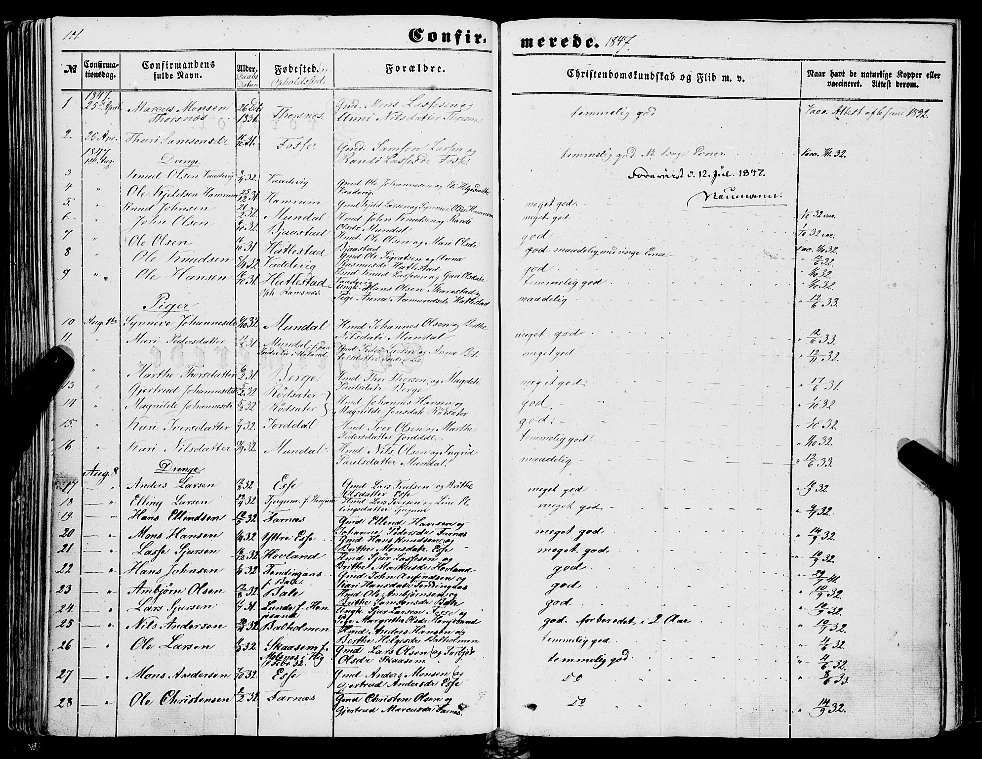 Balestrand sokneprestembete, AV/SAB-A-79601/H/Haa/Haaa/L0002: Parish register (official) no. A 2, 1847-1866, p. 101