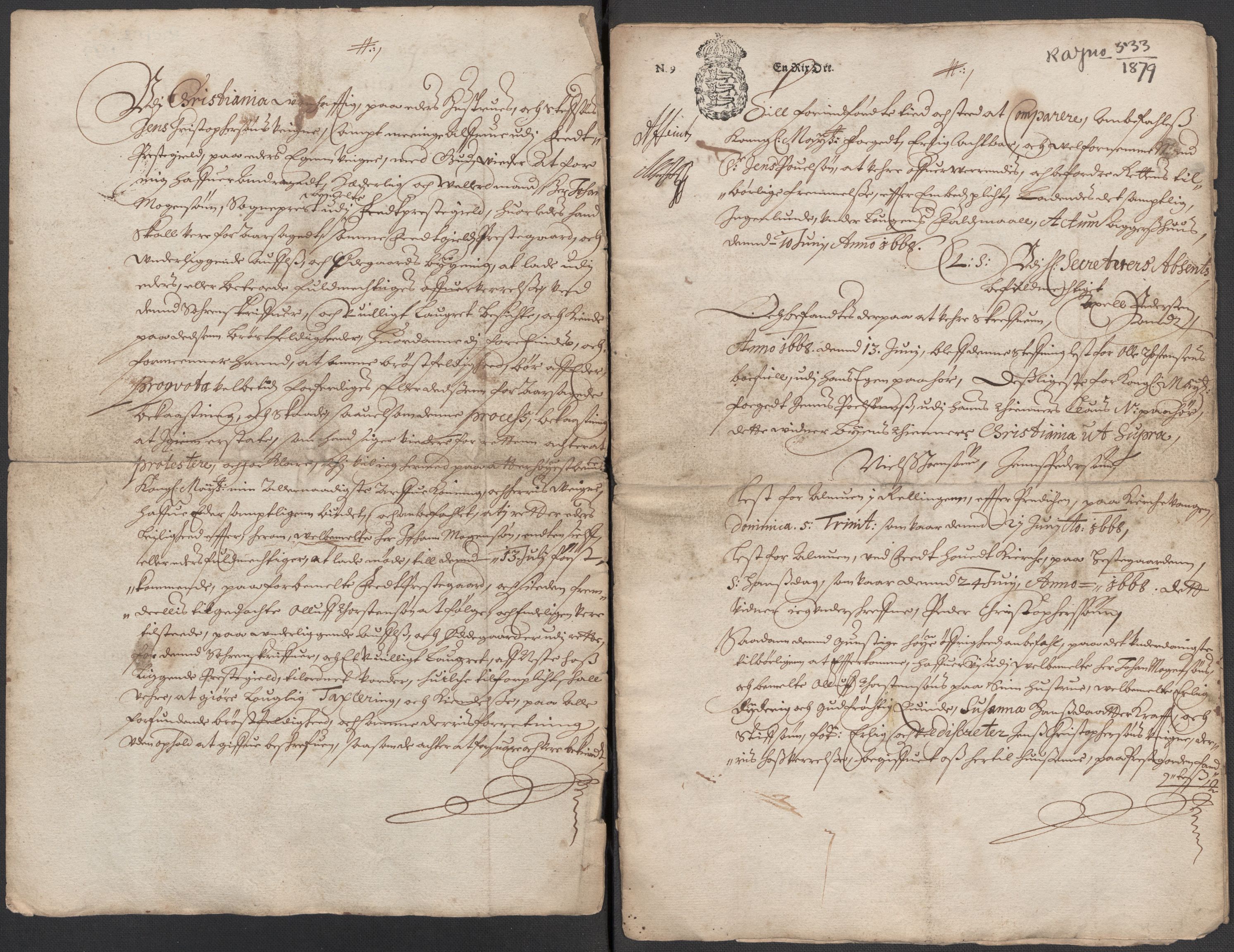 Riksarkivets diplomsamling, AV/RA-EA-5965/F15/L0009: Prestearkiv - Akershus, 1620-1738, p. 116