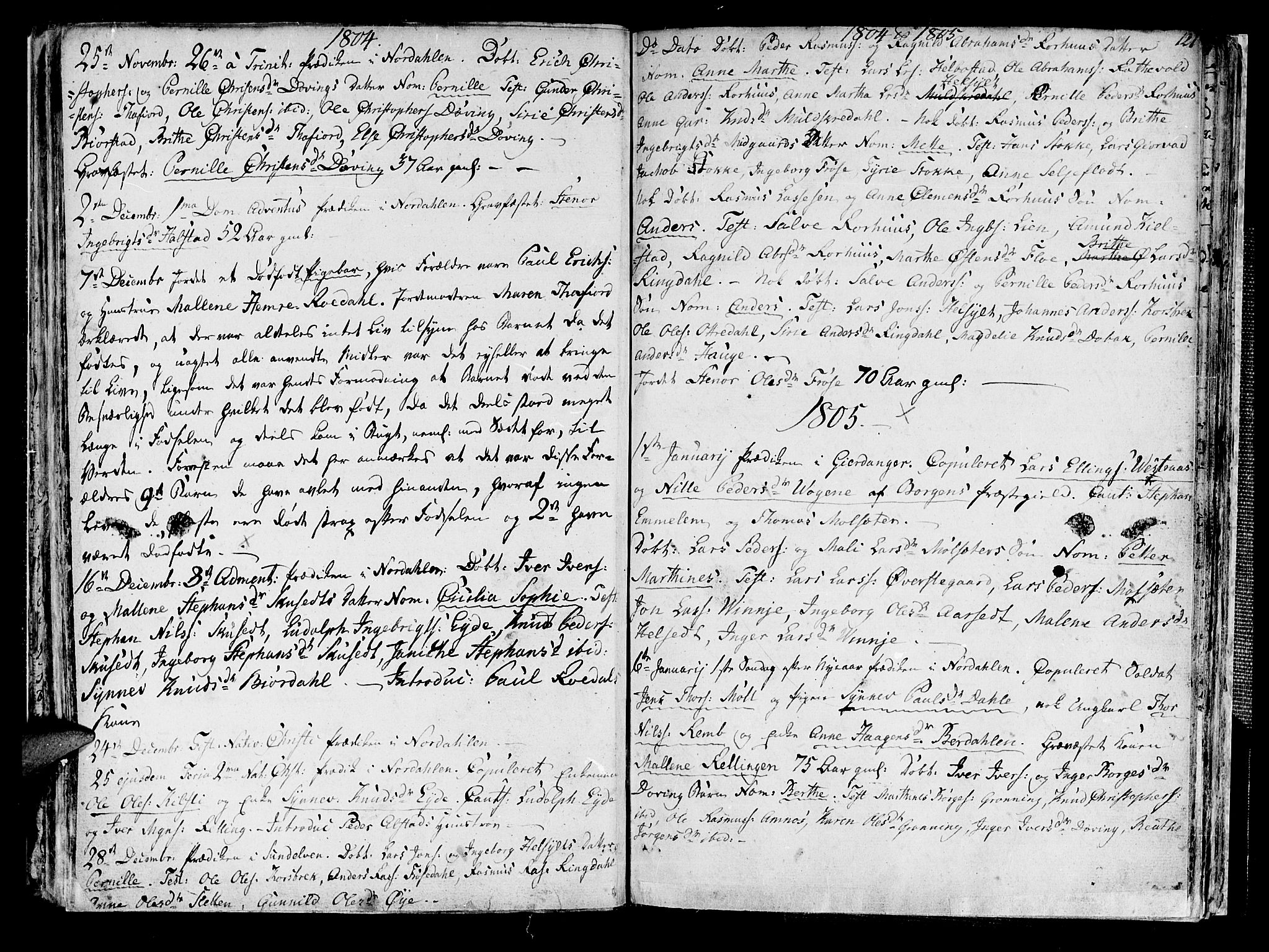 Ministerialprotokoller, klokkerbøker og fødselsregistre - Møre og Romsdal, SAT/A-1454/519/L0245: Parish register (official) no. 519A04, 1774-1816, p. 121