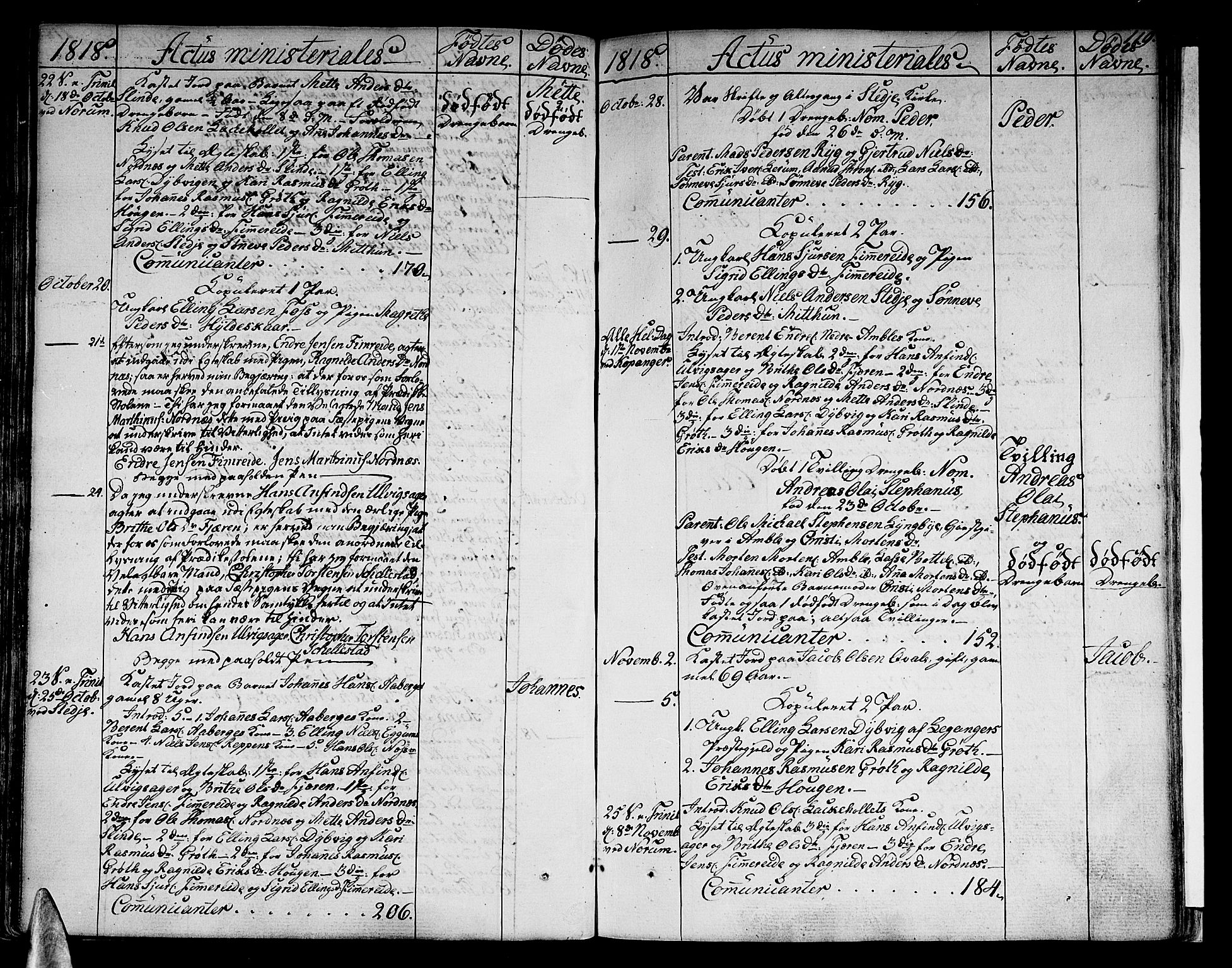 Sogndal sokneprestembete, SAB/A-81301/H/Haa/Haaa/L0009: Parish register (official) no. A 9, 1809-1821, p. 119