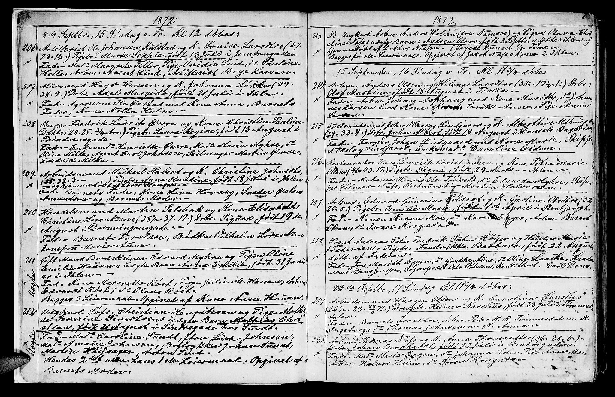 Ministerialprotokoller, klokkerbøker og fødselsregistre - Sør-Trøndelag, SAT/A-1456/602/L0142: Parish register (copy) no. 602C10, 1872-1894, p. 6