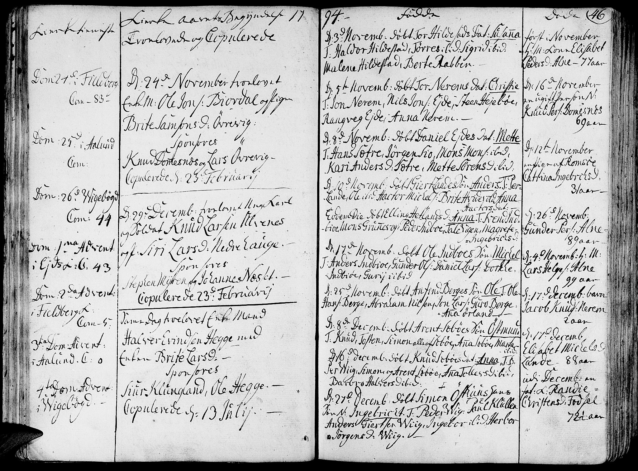 Fjelberg sokneprestembete, SAB/A-75201/H/Haa: Parish register (official) no. A 3, 1788-1815, p. 46