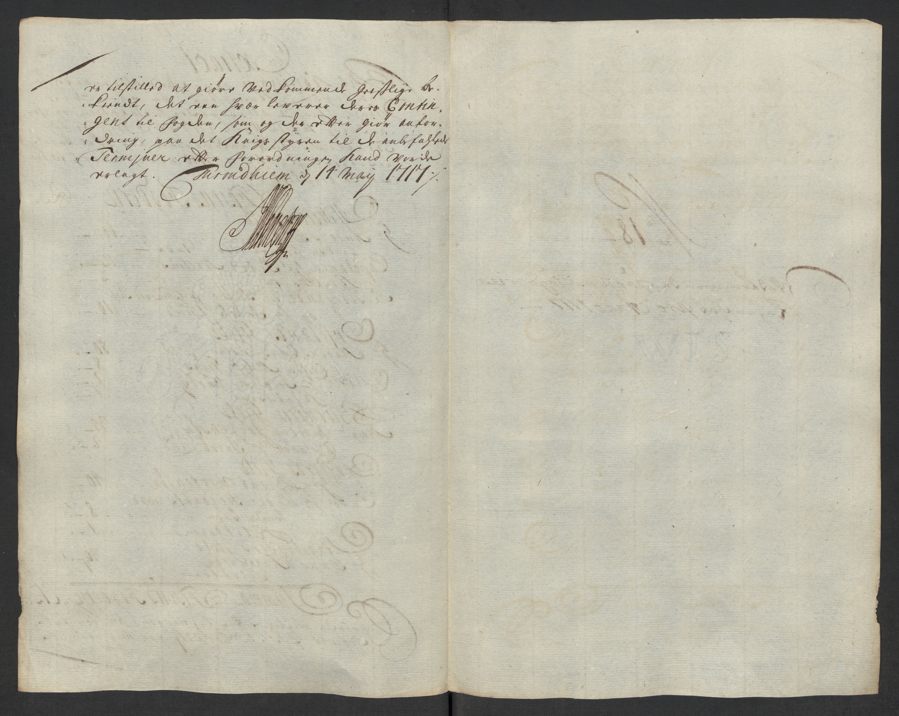 Rentekammeret inntil 1814, Reviderte regnskaper, Fogderegnskap, AV/RA-EA-4092/R57/L3865: Fogderegnskap Fosen, 1717, p. 161