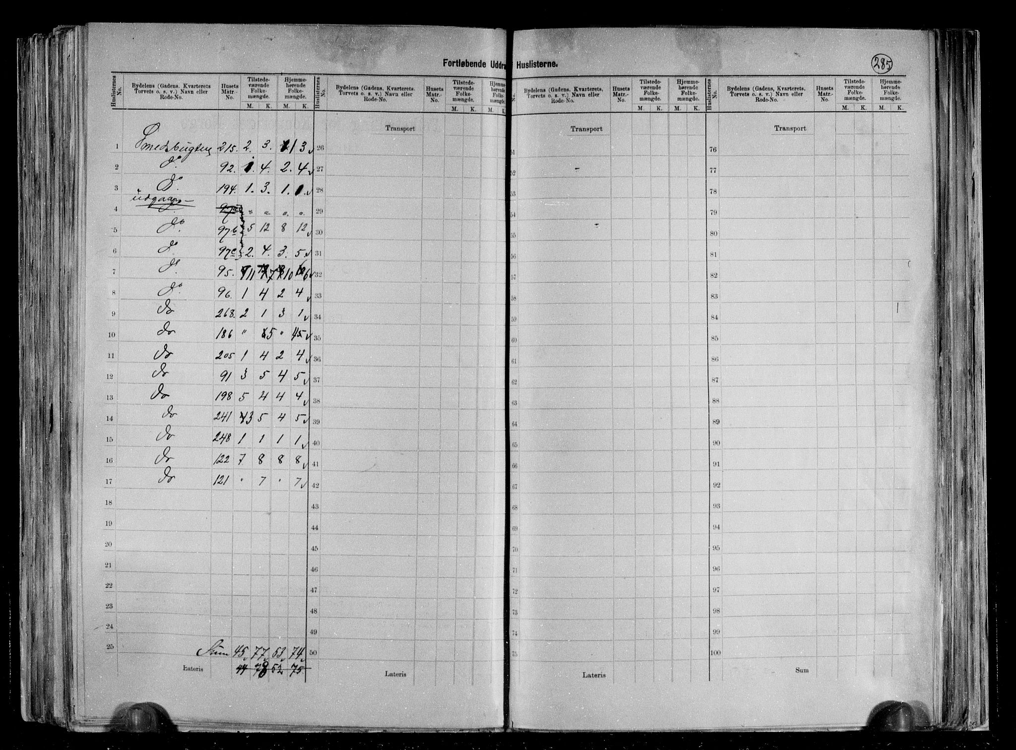 RA, 1891 census for 0801 Kragerø, 1891, p. 70