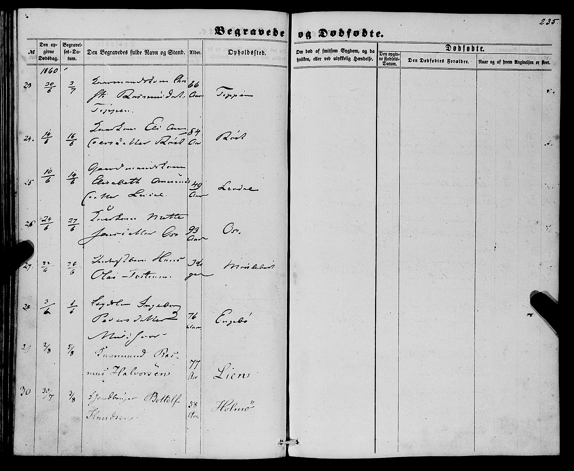 Eid sokneprestembete, AV/SAB-A-82301/H/Haa/Haaa/L0008: Parish register (official) no. A 8, 1858-1860, p. 235