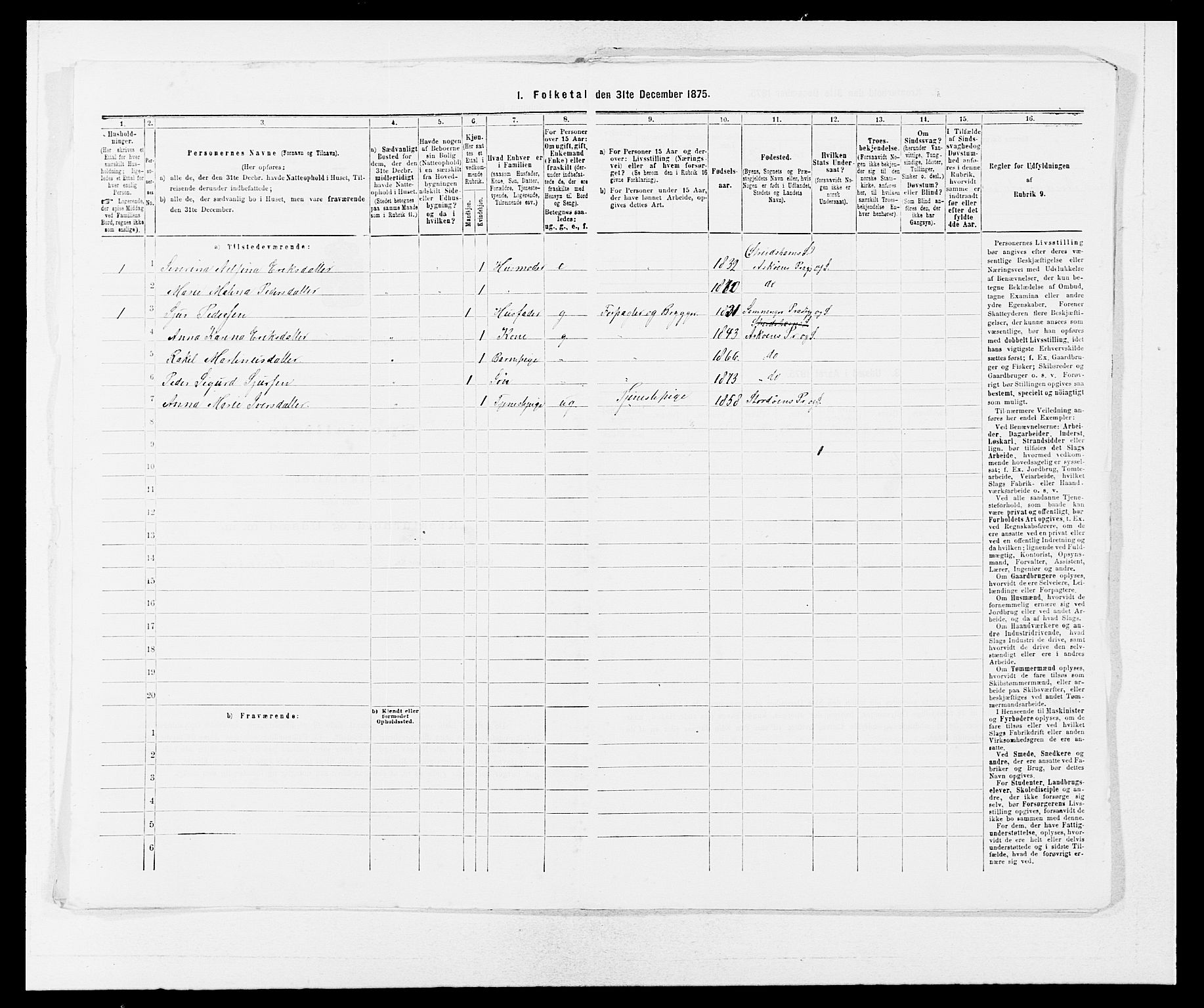 SAB, 1875 census for 1247P Askøy, 1875, p. 1147