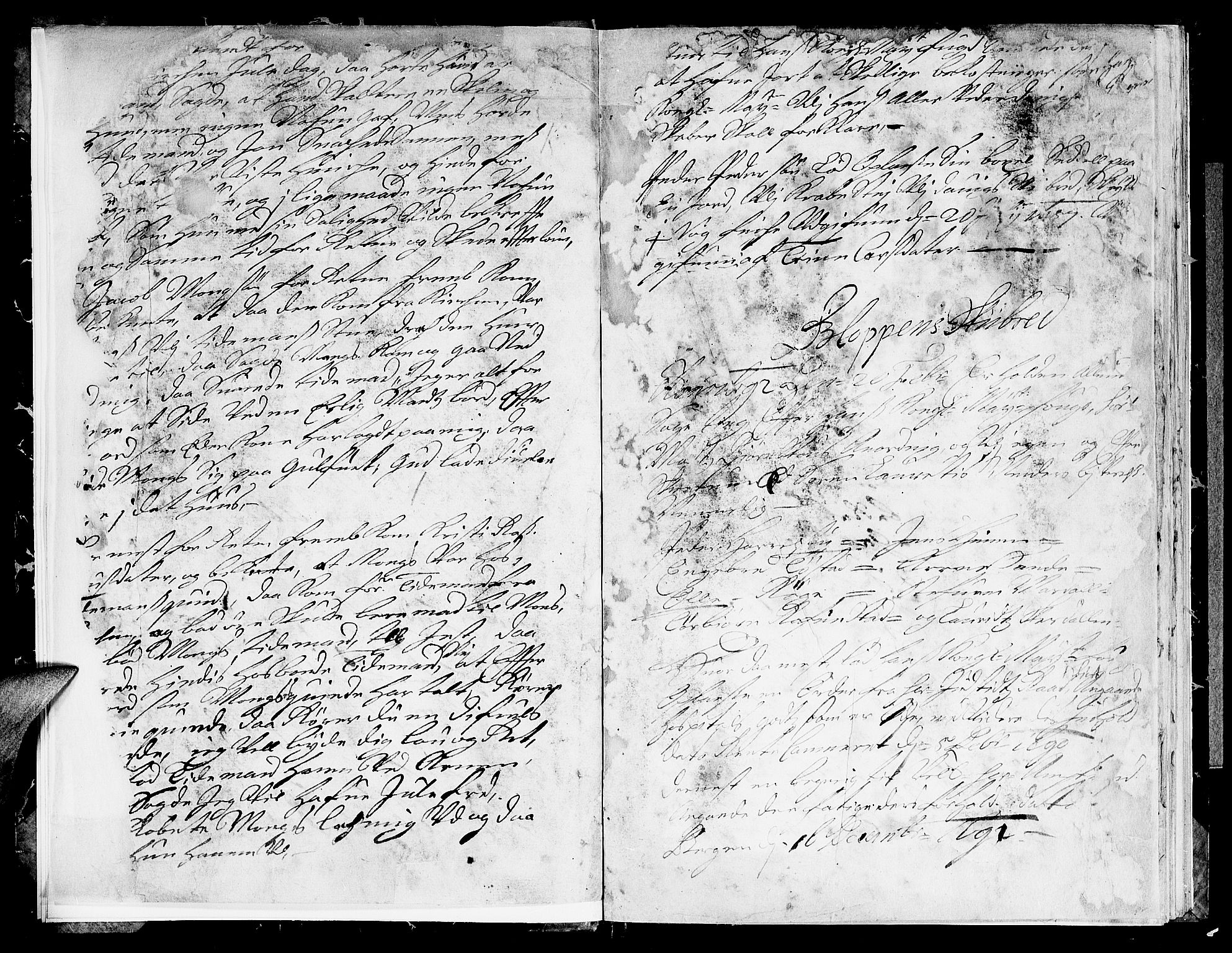 Nordfjord sorenskriveri, SAB/A-2801/01/01a/L0012: Tingbøker (justisprotokoller), 1692, p. 1b-2a