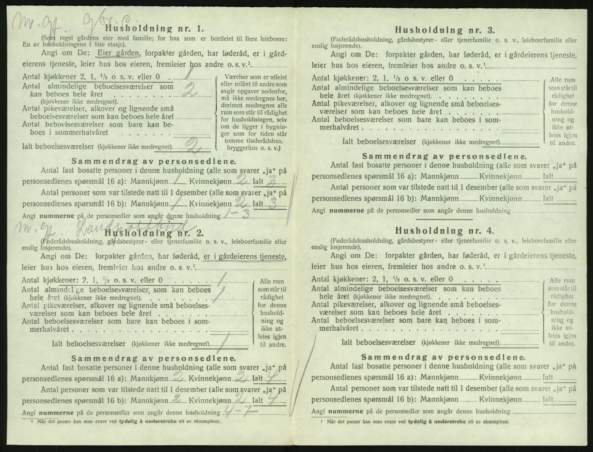SAKO, 1920 census for Hedrum, 1920, p. 1160
