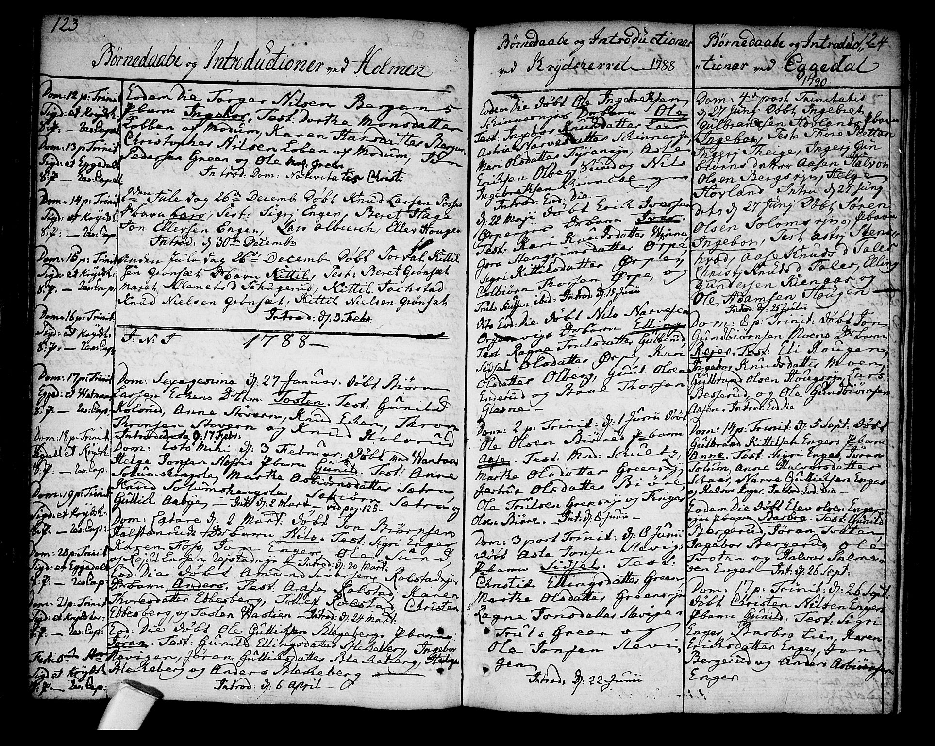 Sigdal kirkebøker, AV/SAKO-A-245/F/Fa/L0002: Parish register (official) no. I 2, 1778-1792, p. 123-124