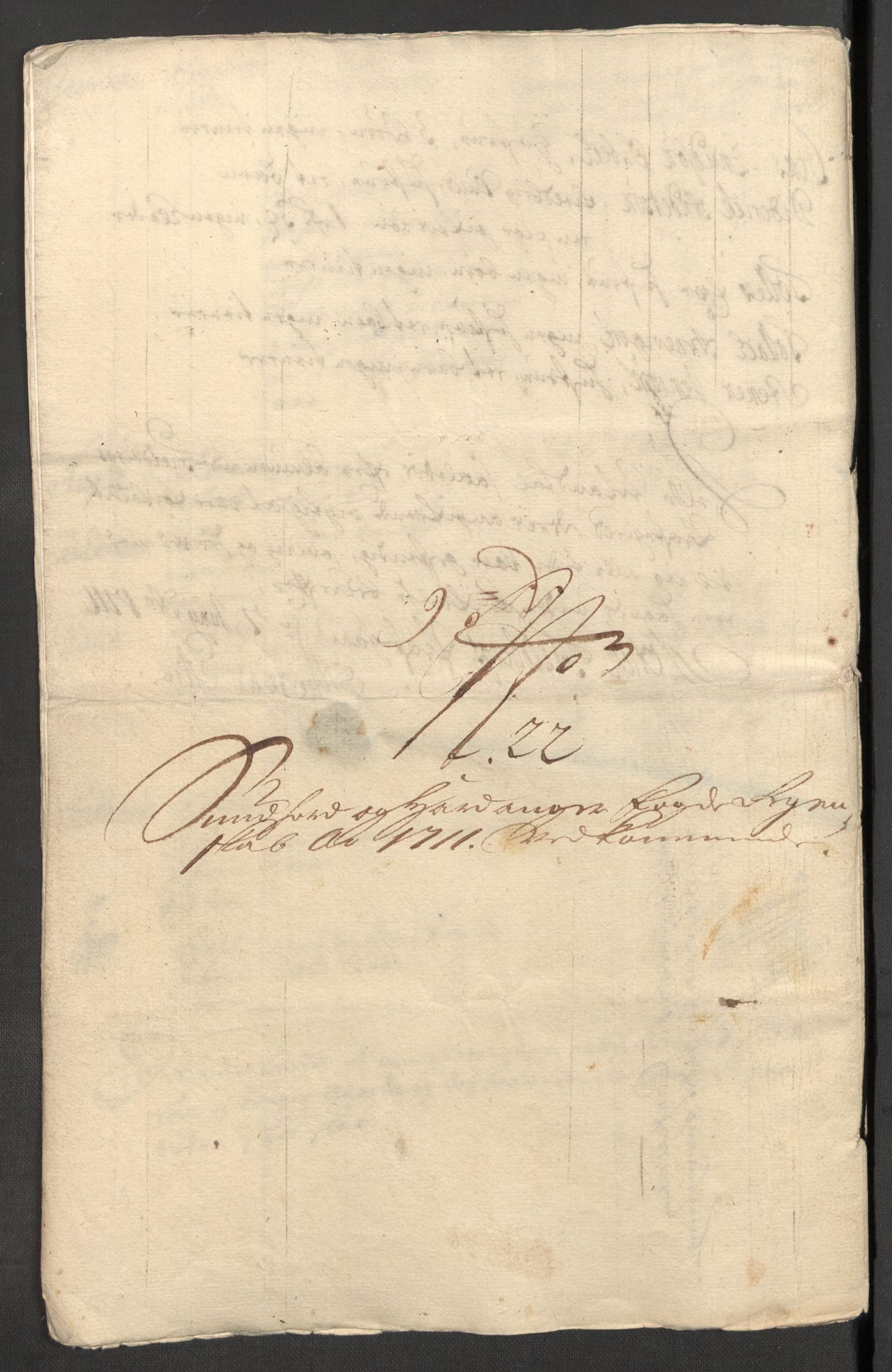 Rentekammeret inntil 1814, Reviderte regnskaper, Fogderegnskap, AV/RA-EA-4092/R48/L2987: Fogderegnskap Sunnhordland og Hardanger, 1711, p. 610