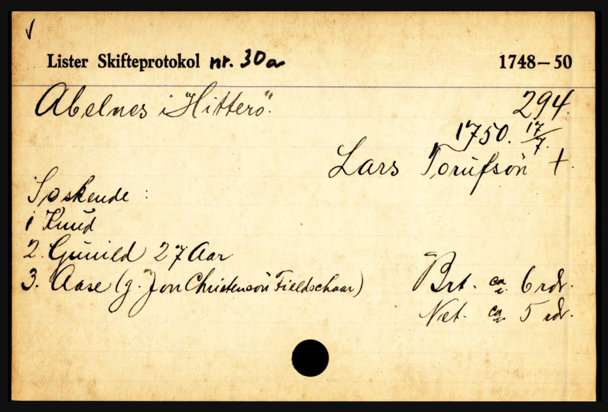 Lister sorenskriveri, AV/SAK-1221-0003/H, p. 21