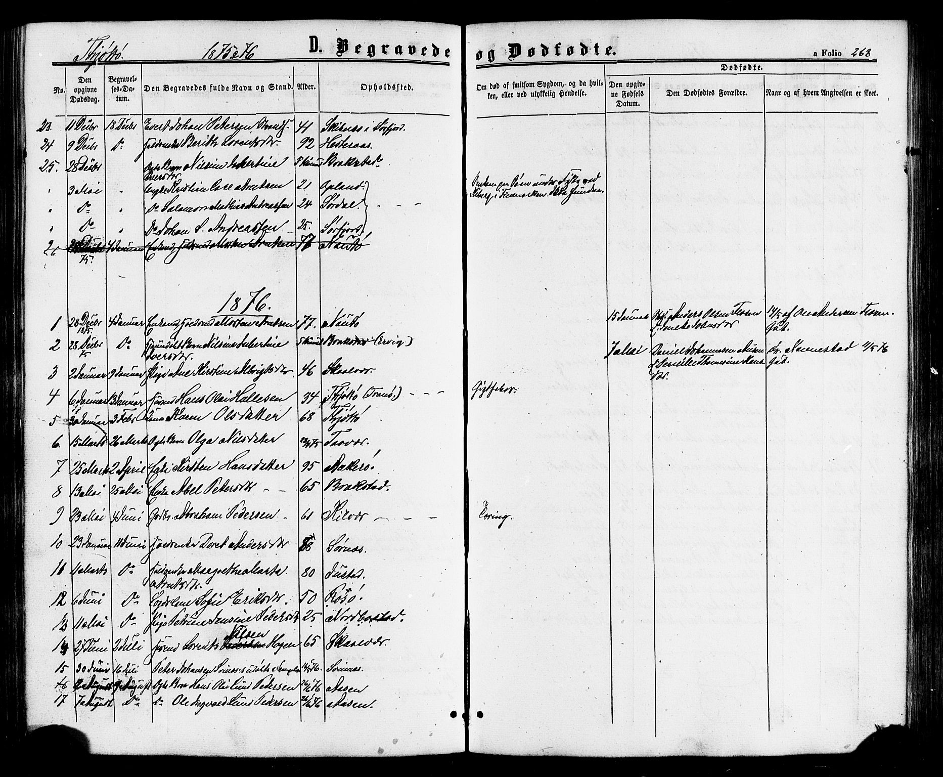 Ministerialprotokoller, klokkerbøker og fødselsregistre - Nordland, AV/SAT-A-1459/817/L0262: Parish register (official) no. 817A03/ 1, 1862-1877, p. 268