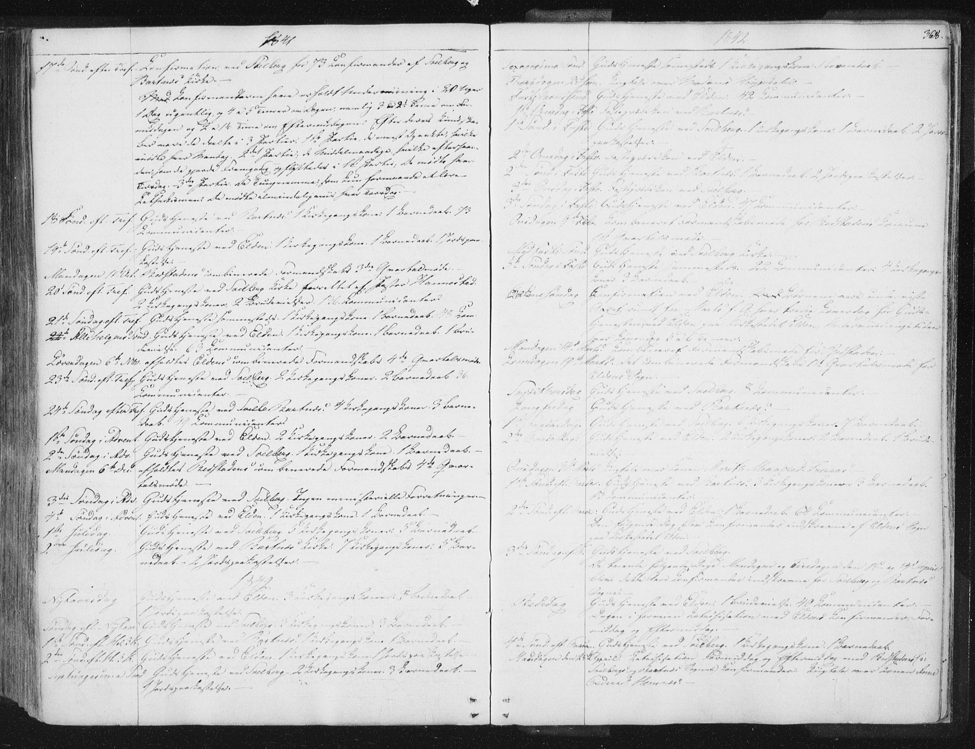 Ministerialprotokoller, klokkerbøker og fødselsregistre - Nord-Trøndelag, SAT/A-1458/741/L0392: Parish register (official) no. 741A06, 1836-1848, p. 368