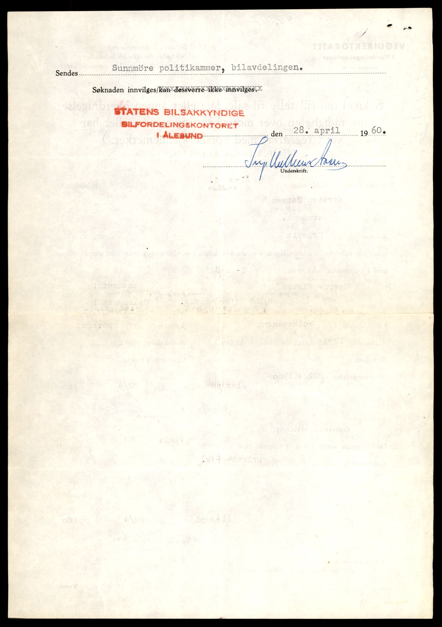 Møre og Romsdal vegkontor - Ålesund trafikkstasjon, AV/SAT-A-4099/F/Fe/L0049: Registreringskort for kjøretøy T 14864 - T 18613, 1927-1998, p. 82