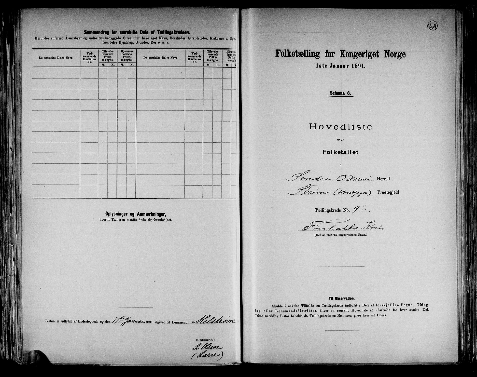 RA, 1891 census for 0419 Sør-Odal, 1891, p. 26