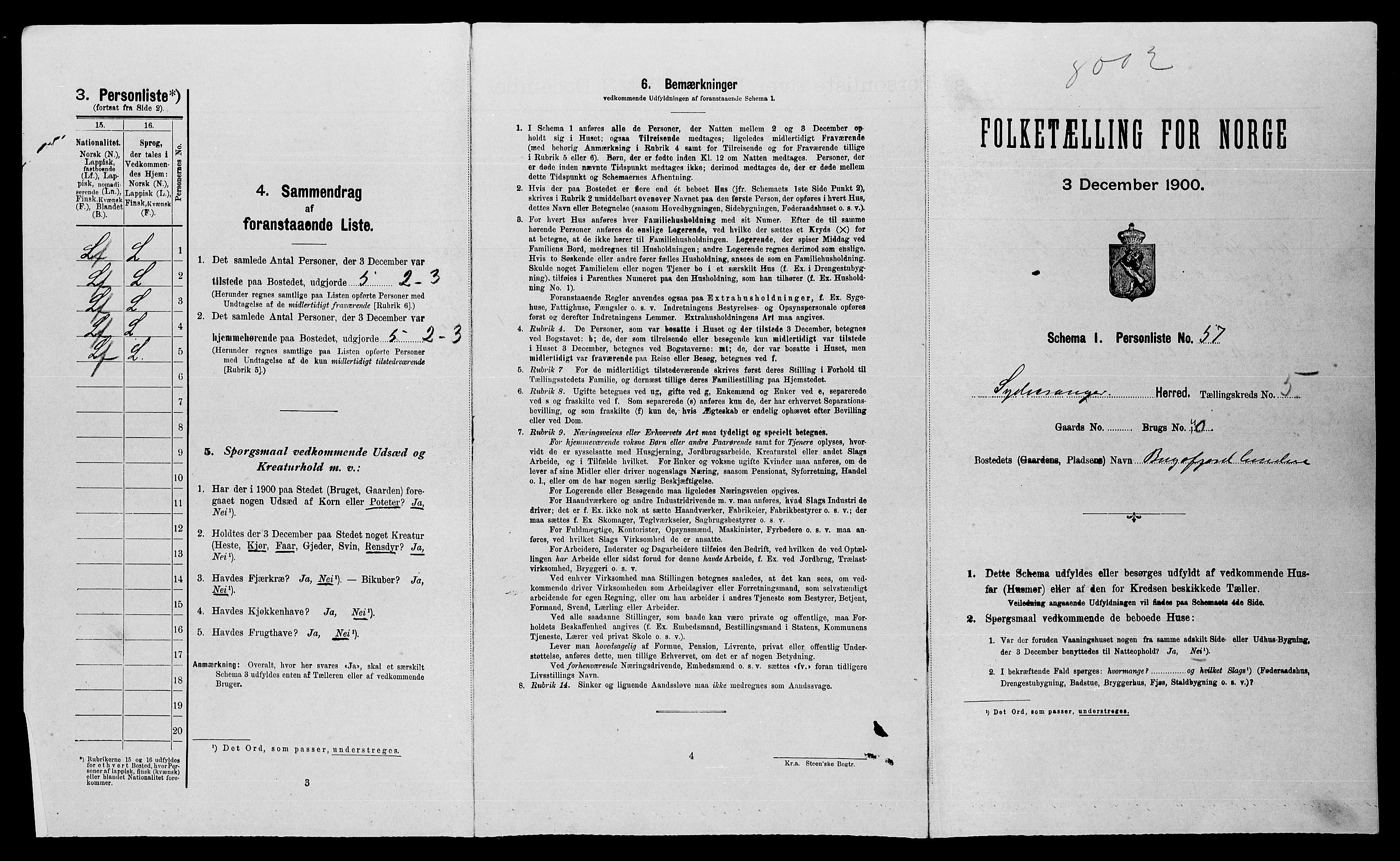 SATØ, 1900 census for Sør-Varanger, 1900, p. 478