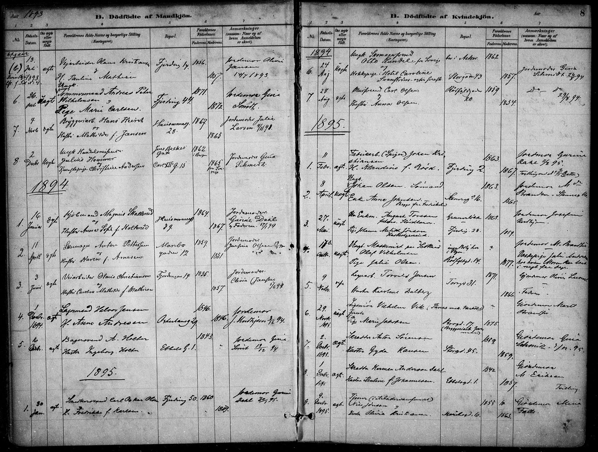 Jakob prestekontor Kirkebøker, SAO/A-10850/F/Fa/L0007: Parish register (official) no. 7, 1880-1905, p. 8