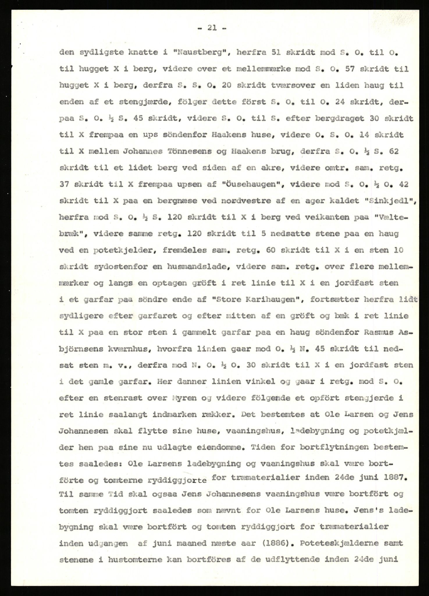 Statsarkivet i Stavanger, AV/SAST-A-101971/03/Y/Yj/L0053: Avskrifter sortert etter gårdsnavn: Leigvam - Liland, 1750-1930, p. 662