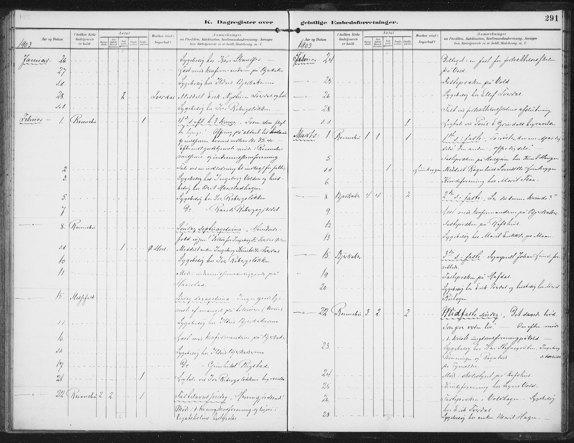 Ministerialprotokoller, klokkerbøker og fødselsregistre - Sør-Trøndelag, SAT/A-1456/674/L0872: Parish register (official) no. 674A04, 1897-1907, p. 291