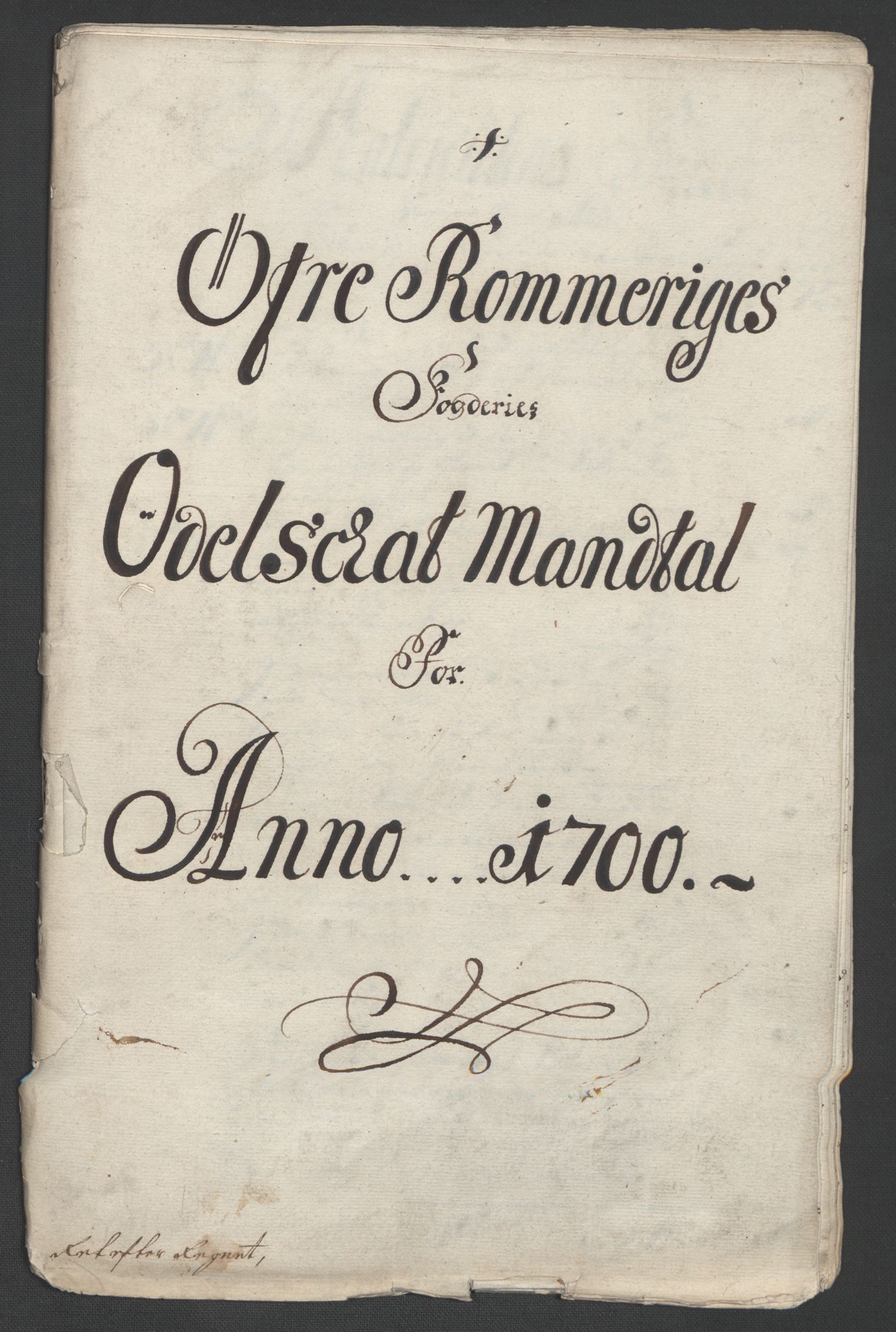 Rentekammeret inntil 1814, Reviderte regnskaper, Fogderegnskap, AV/RA-EA-4092/R12/L0712: Fogderegnskap Øvre Romerike, 1700, p. 207