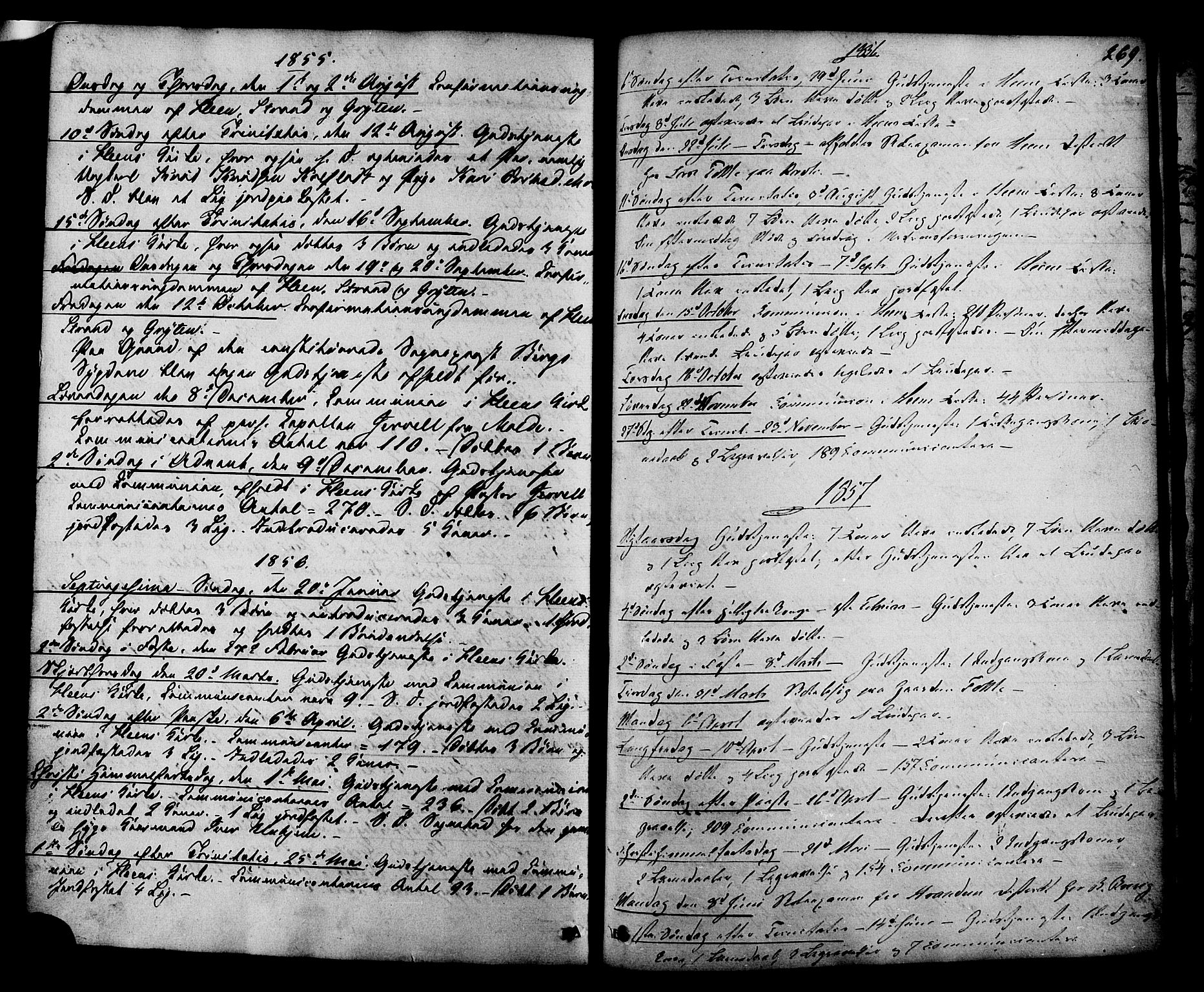 Ministerialprotokoller, klokkerbøker og fødselsregistre - Møre og Romsdal, AV/SAT-A-1454/545/L0586: Parish register (official) no. 545A02, 1854-1877, p. 269