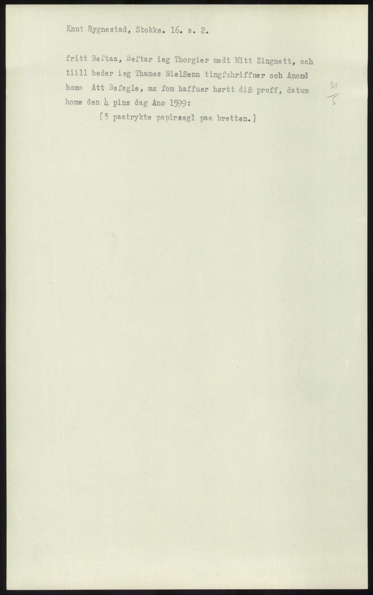 Samlinger til kildeutgivelse, Diplomavskriftsamlingen, AV/RA-EA-4053/H/Ha, p. 1531