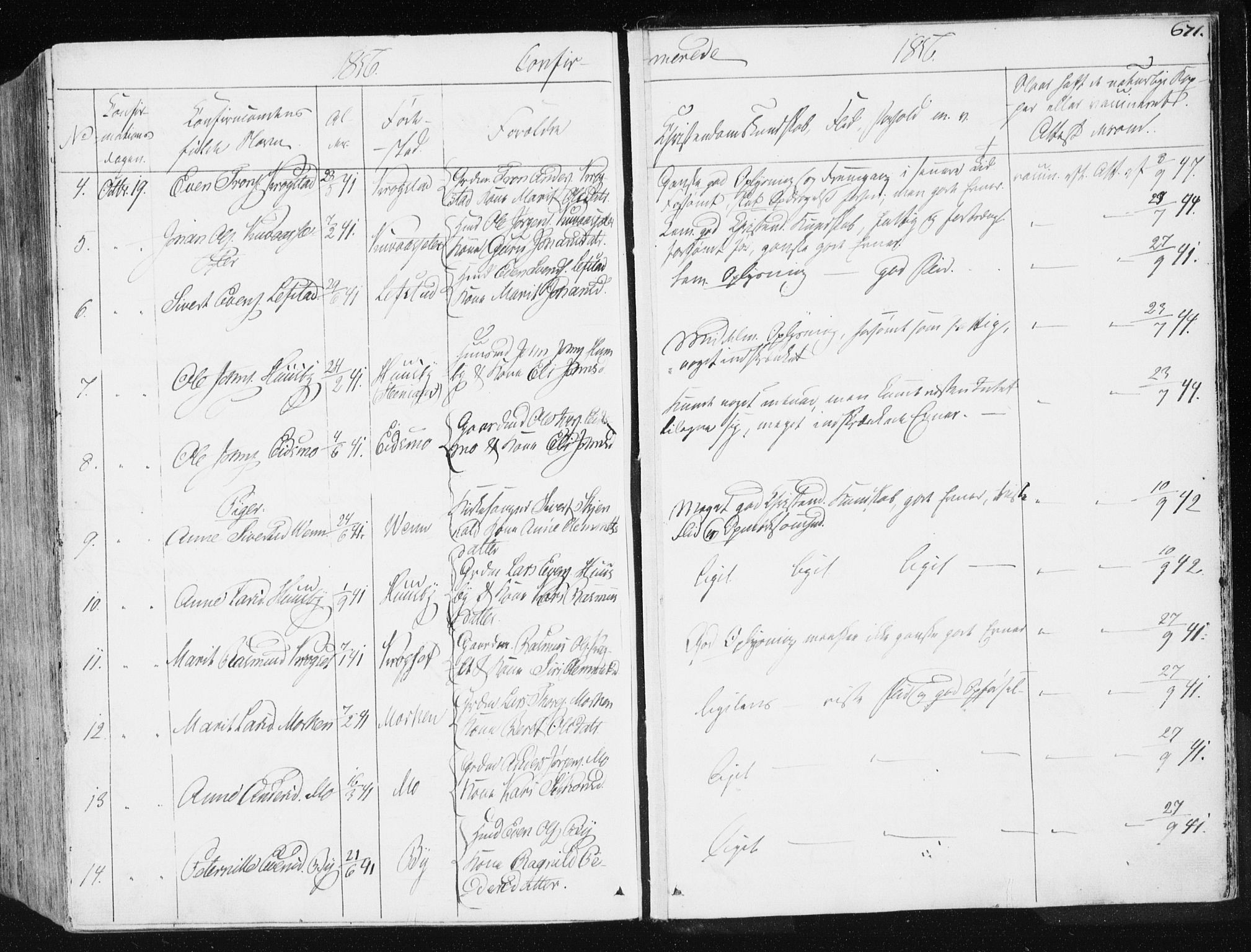Ministerialprotokoller, klokkerbøker og fødselsregistre - Sør-Trøndelag, SAT/A-1456/665/L0771: Parish register (official) no. 665A06, 1830-1856, p. 671