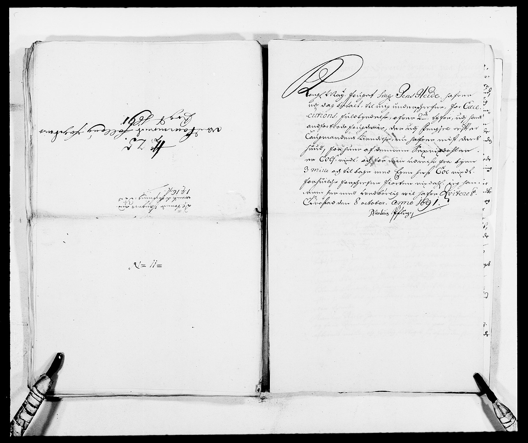 Rentekammeret inntil 1814, Reviderte regnskaper, Fogderegnskap, AV/RA-EA-4092/R09/L0436: Fogderegnskap Follo, 1685-1691, p. 265