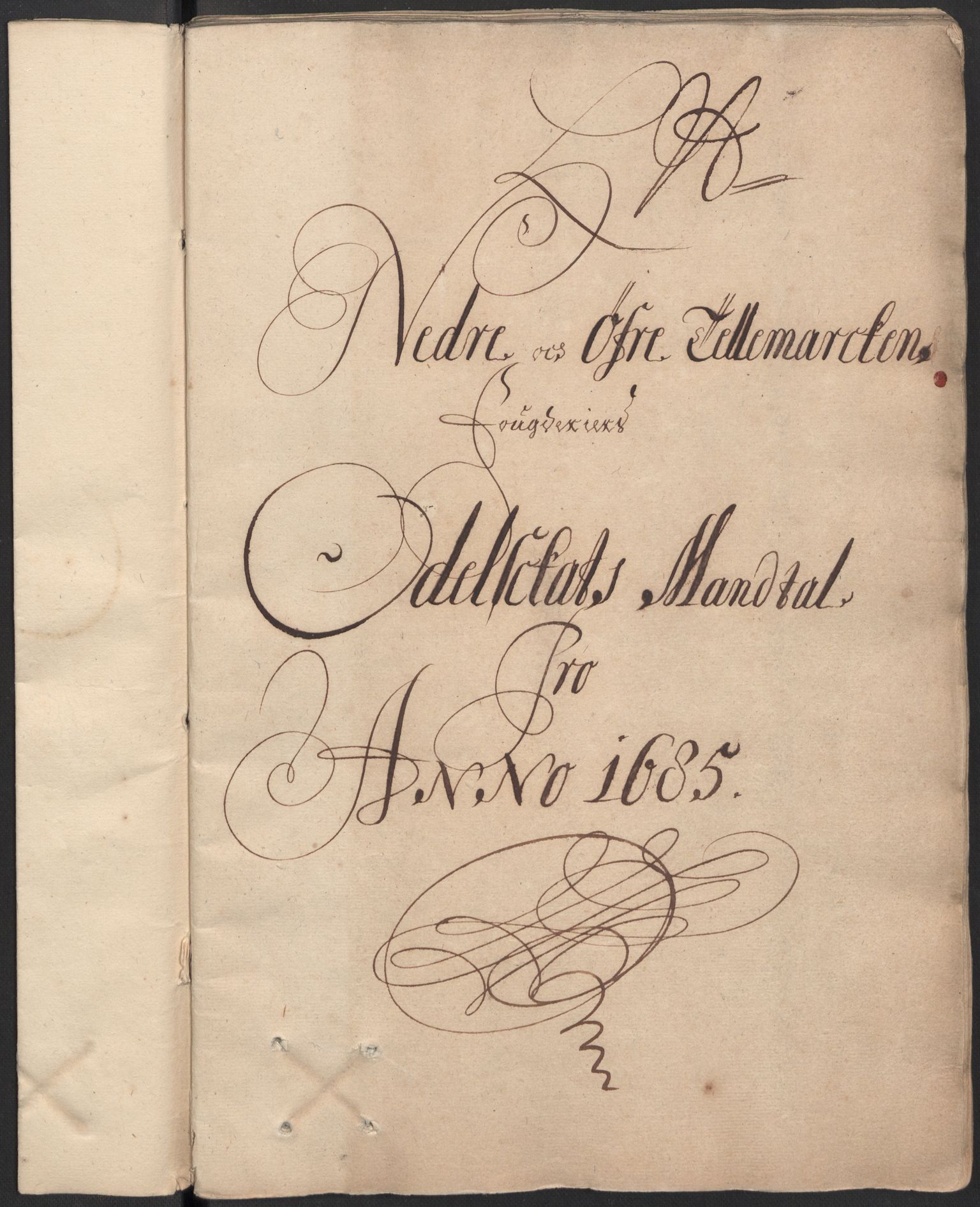 Rentekammeret inntil 1814, Reviderte regnskaper, Fogderegnskap, RA/EA-4092/R35/L2082: Fogderegnskap Øvre og Nedre Telemark, 1685, p. 232