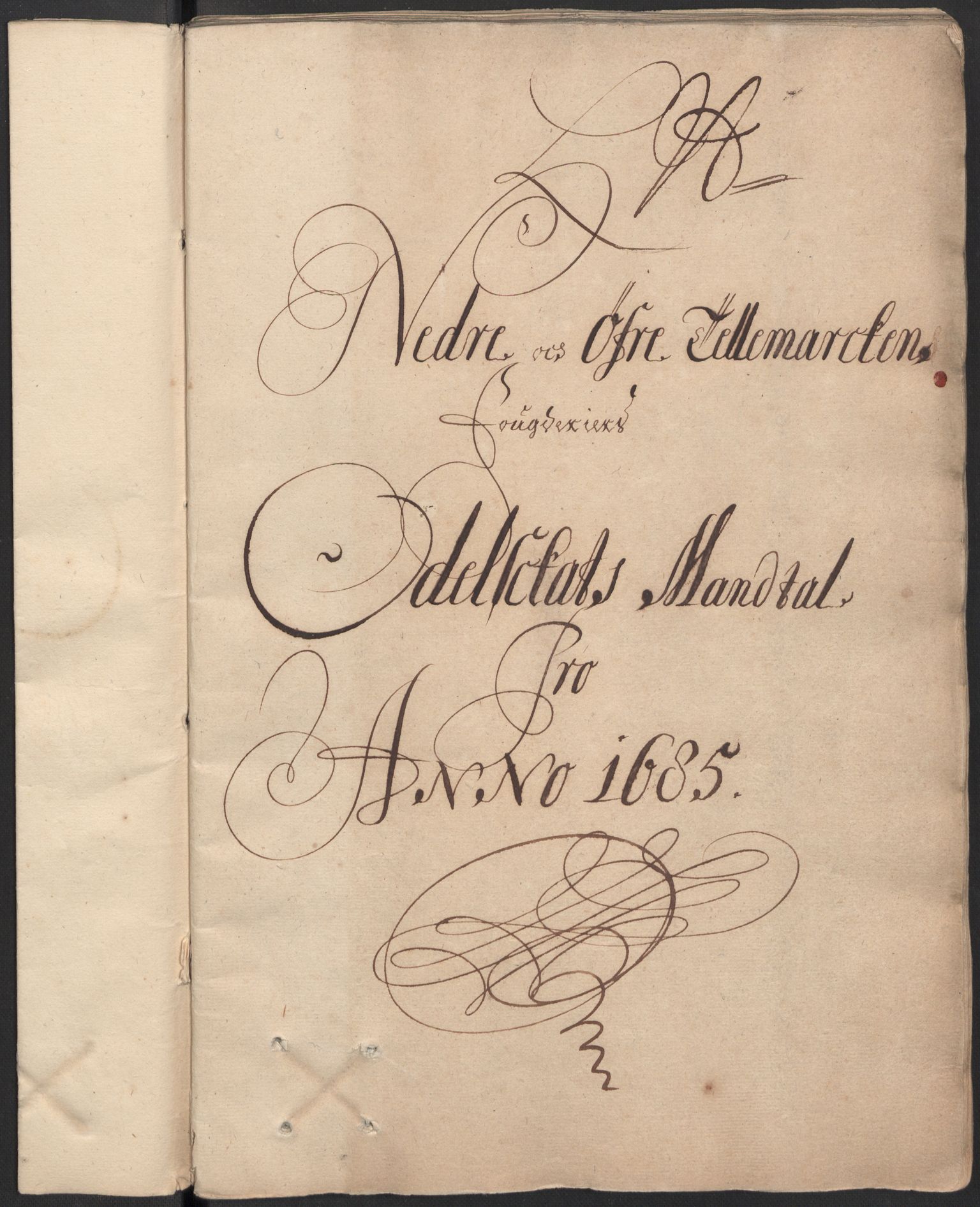 Rentekammeret inntil 1814, Reviderte regnskaper, Fogderegnskap, AV/RA-EA-4092/R35/L2082: Fogderegnskap Øvre og Nedre Telemark, 1685, p. 232