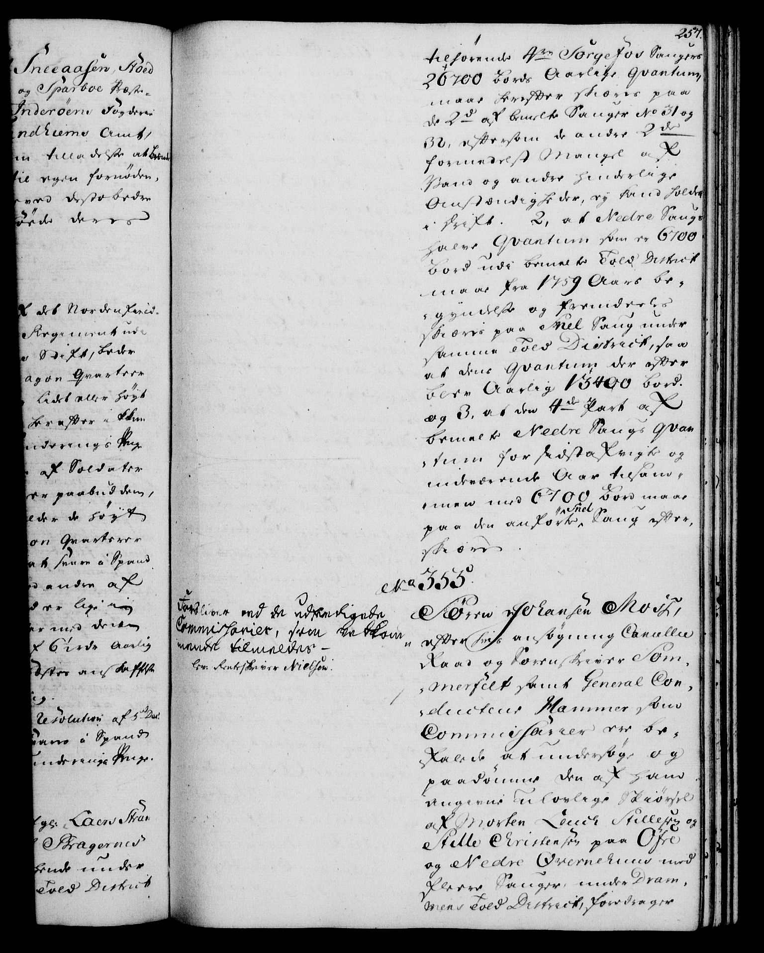 Rentekammeret, Kammerkanselliet, RA/EA-3111/G/Gh/Gha/L0034: Norsk ekstraktmemorialprotokoll (merket RK 53.79), 1756-1759, p. 257