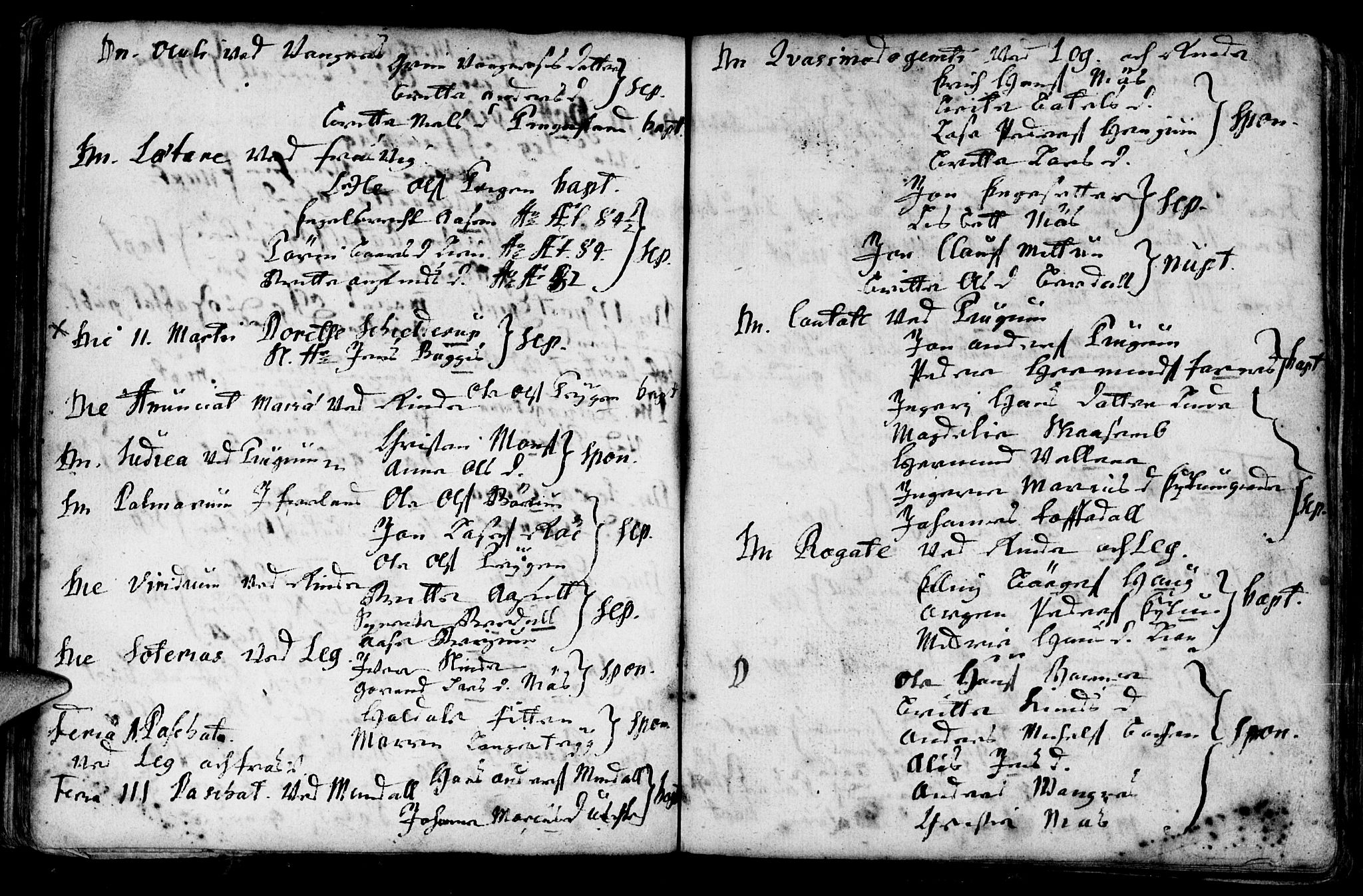 Leikanger sokneprestembete, AV/SAB-A-81001/H/Haa/Haaa/L0001: Parish register (official) no. A 1, 1690-1734, p. 61