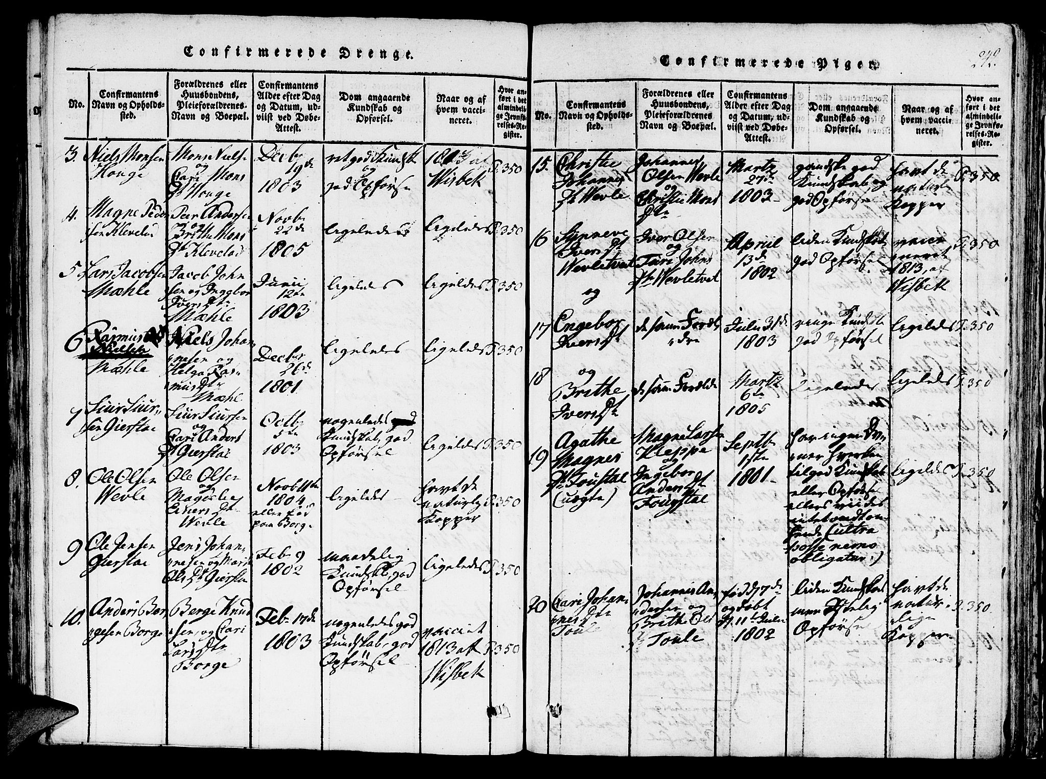 Haus sokneprestembete, AV/SAB-A-75601/H/Haa: Parish register (official) no. A 12, 1816-1821, p. 242