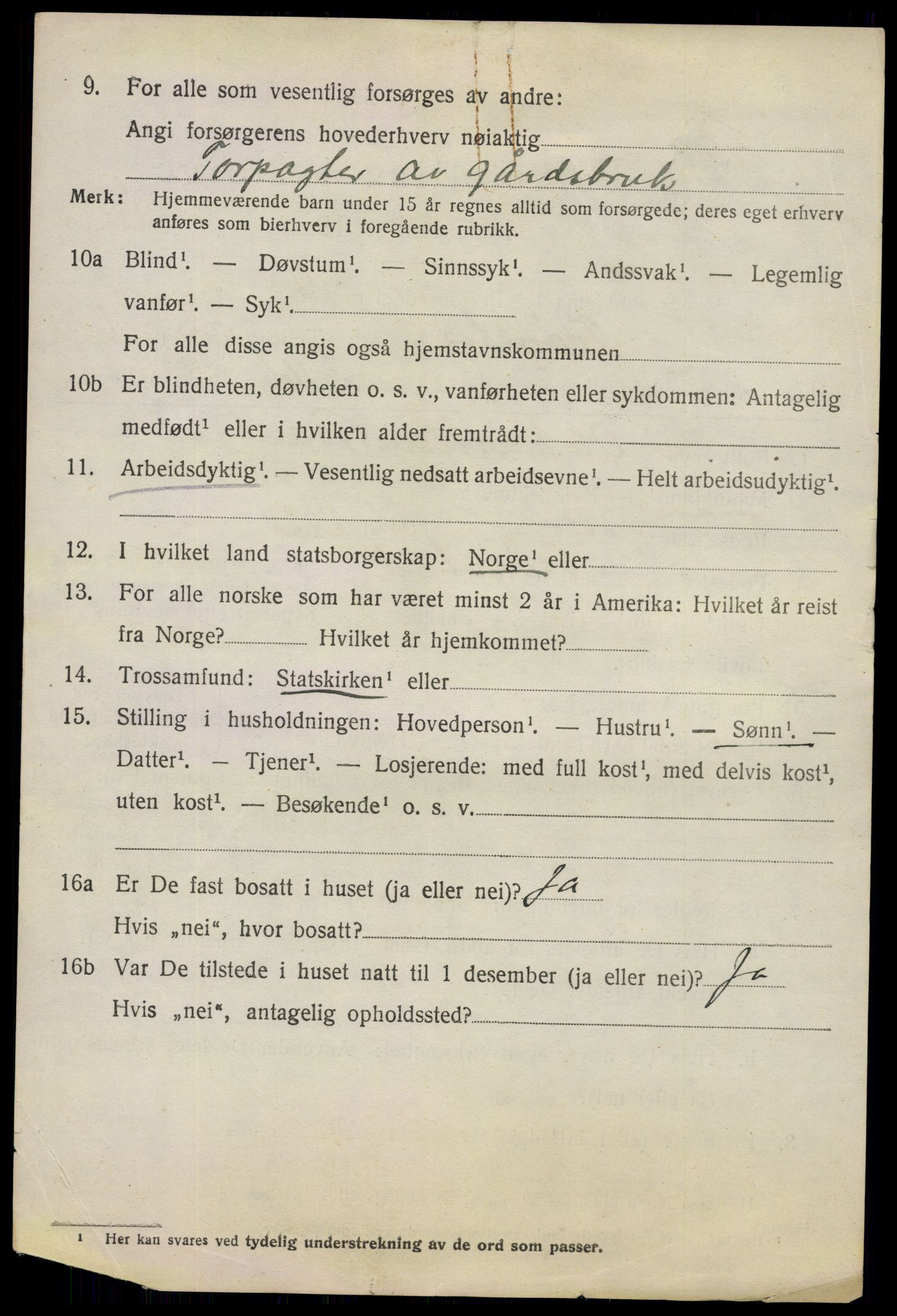 SAO, 1920 census for Trøgstad, 1920, p. 7099