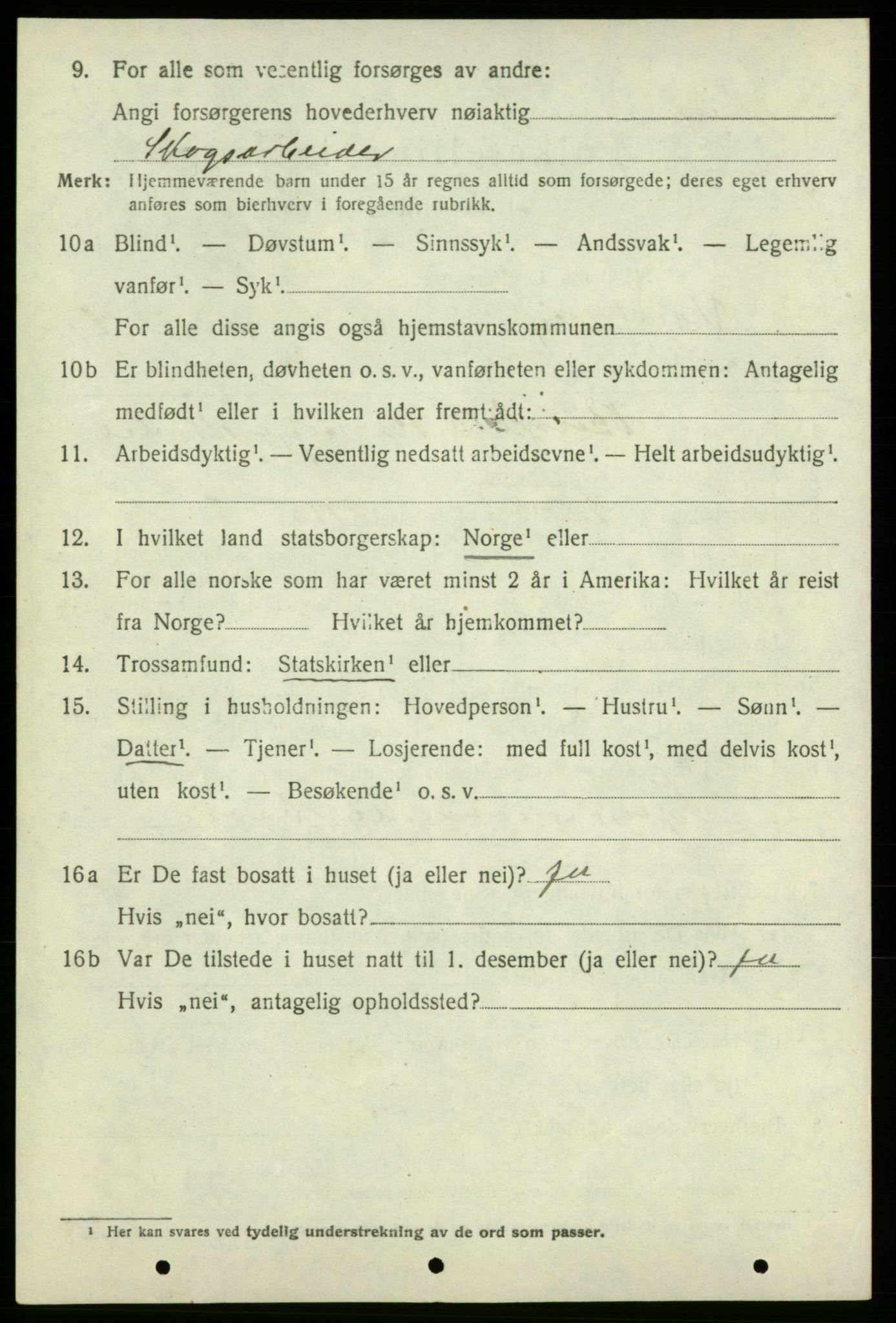 SAB, 1920 census for Varaldsøy, 1920, p. 1782