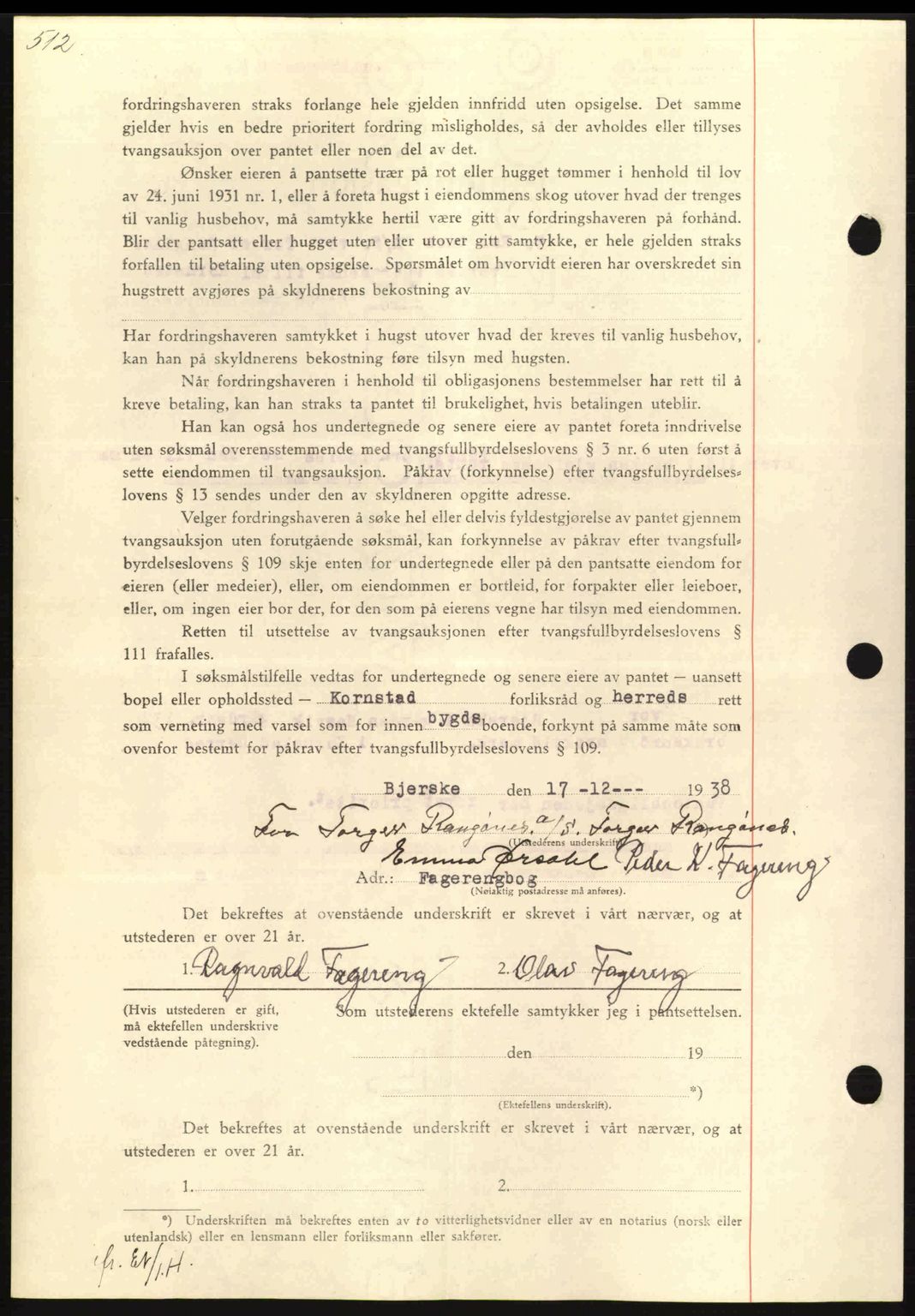 Nordmøre sorenskriveri, AV/SAT-A-4132/1/2/2Ca: Mortgage book no. B84, 1938-1939, Diary no: : 34/1939