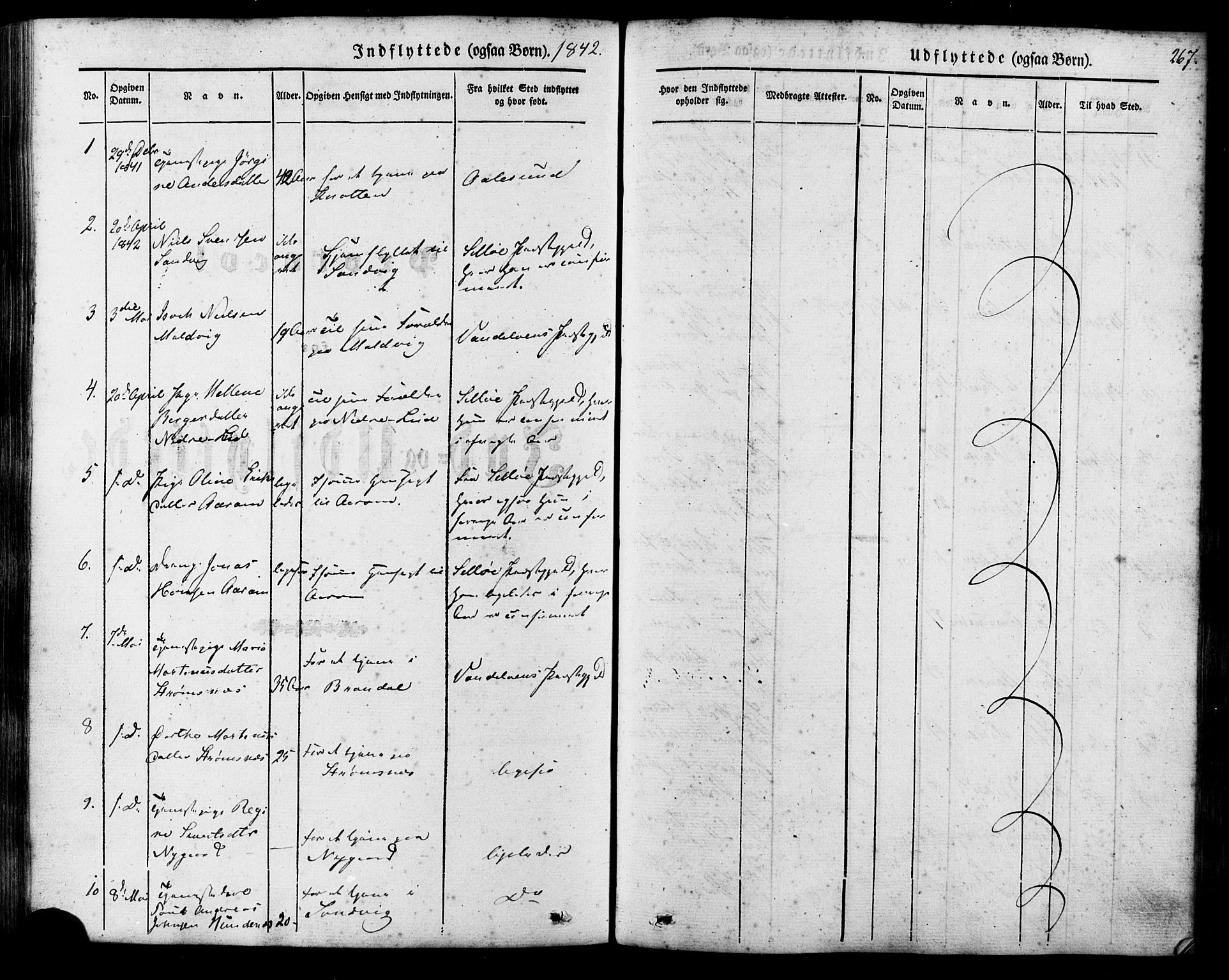 Ministerialprotokoller, klokkerbøker og fødselsregistre - Møre og Romsdal, AV/SAT-A-1454/503/L0034: Parish register (official) no. 503A02, 1841-1884, p. 267