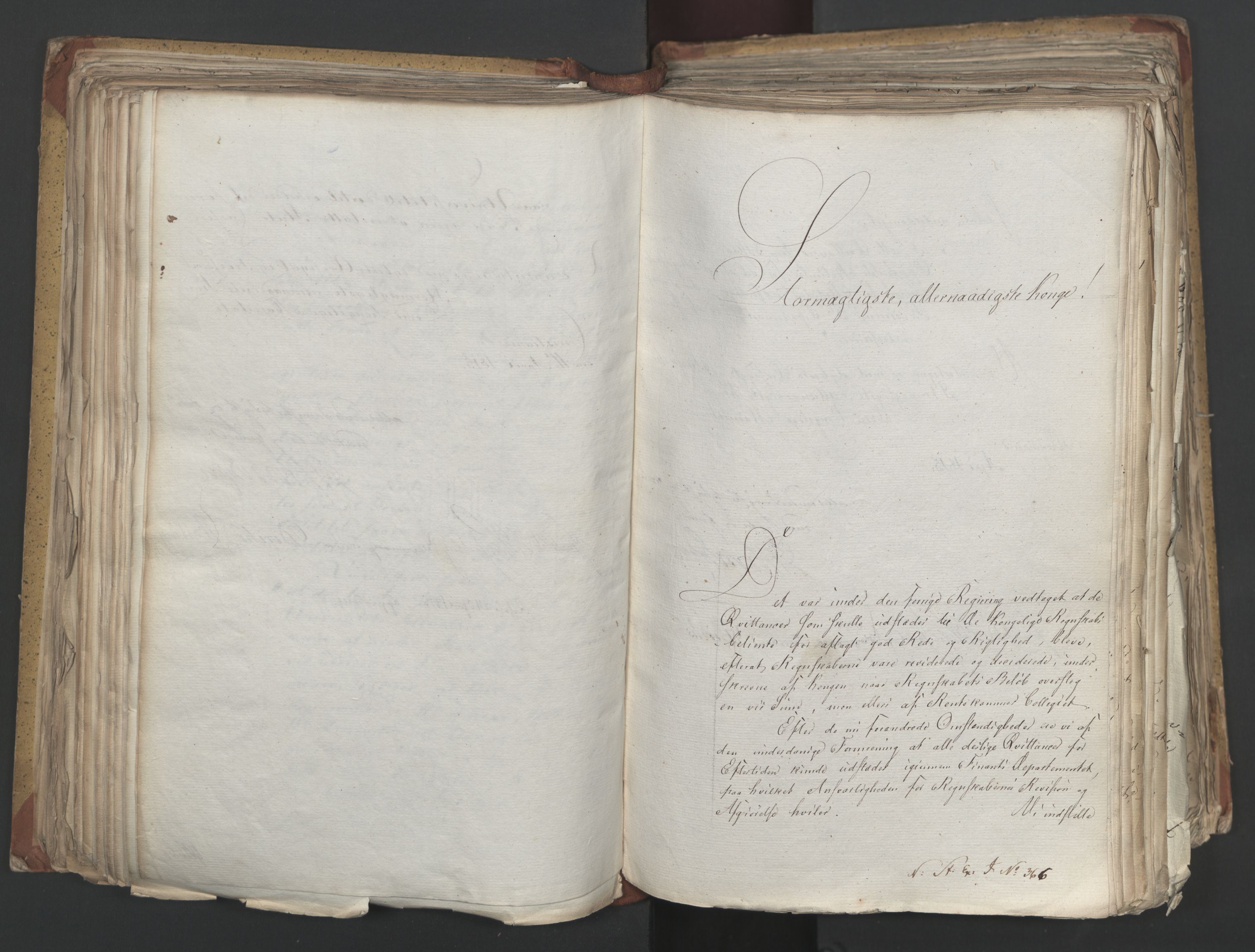 Statsrådsavdelingen i Stockholm, AV/RA-S-1003/D/Da/L0002: Regjeringsinnstillinger nr. 263-518, 1815, p. 213