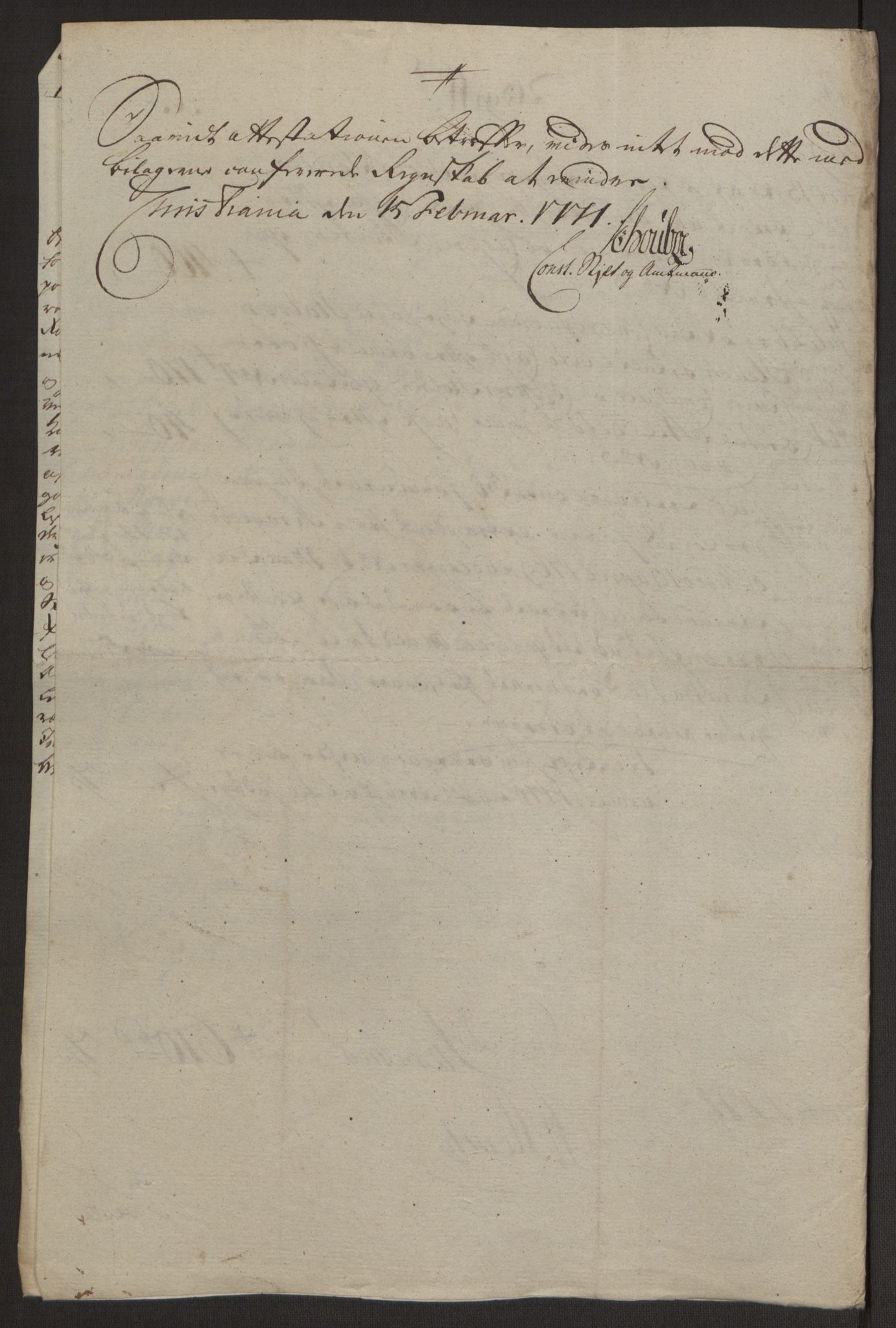 Rentekammeret inntil 1814, Reviderte regnskaper, Byregnskaper, AV/RA-EA-4066/R/Rk/L0218/0003: [K2] Kontribusjonsregnskap / Ekstra- og rangskatt, 1768-1772, p. 24