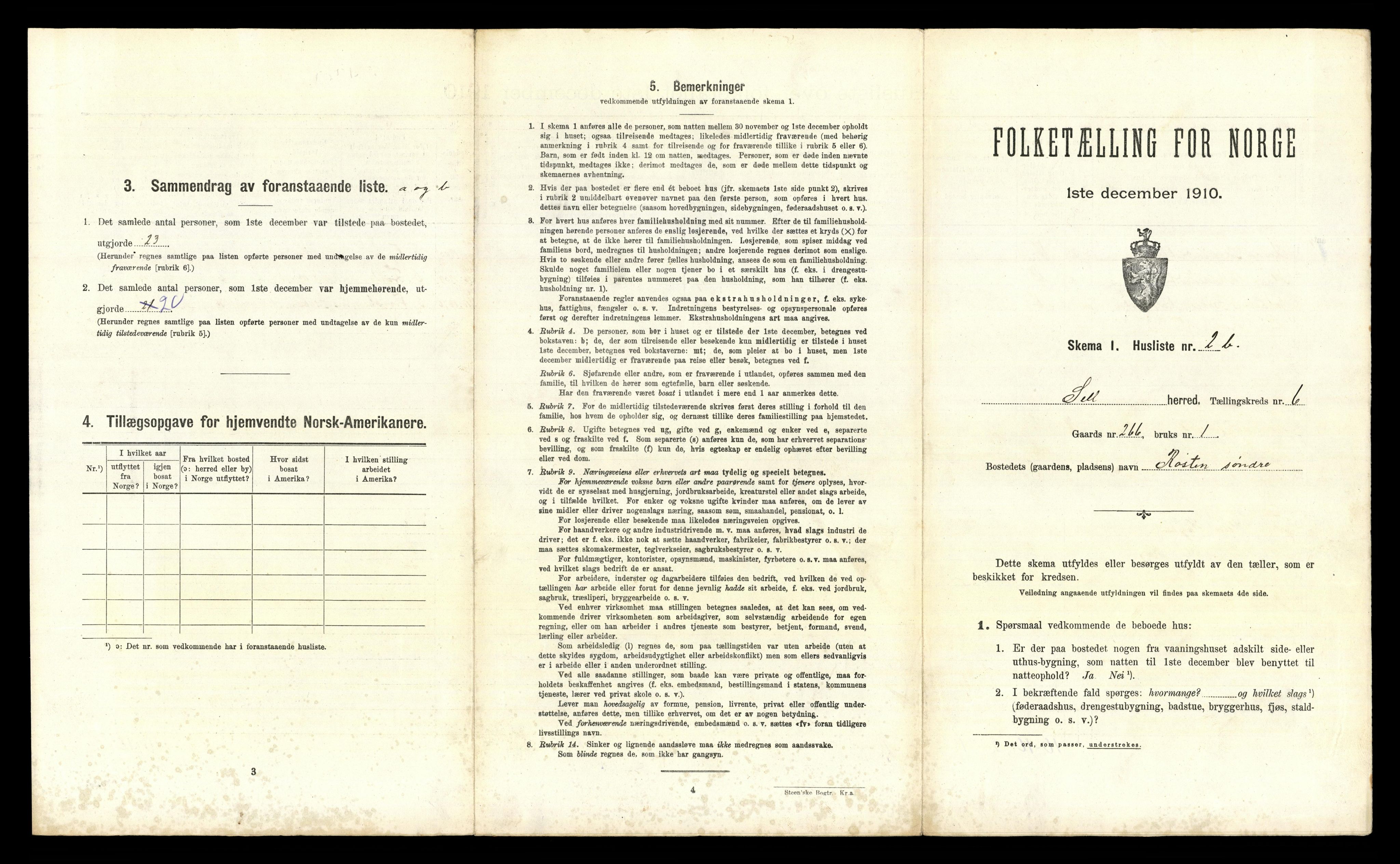 RA, 1910 census for Sel, 1910, p. 672