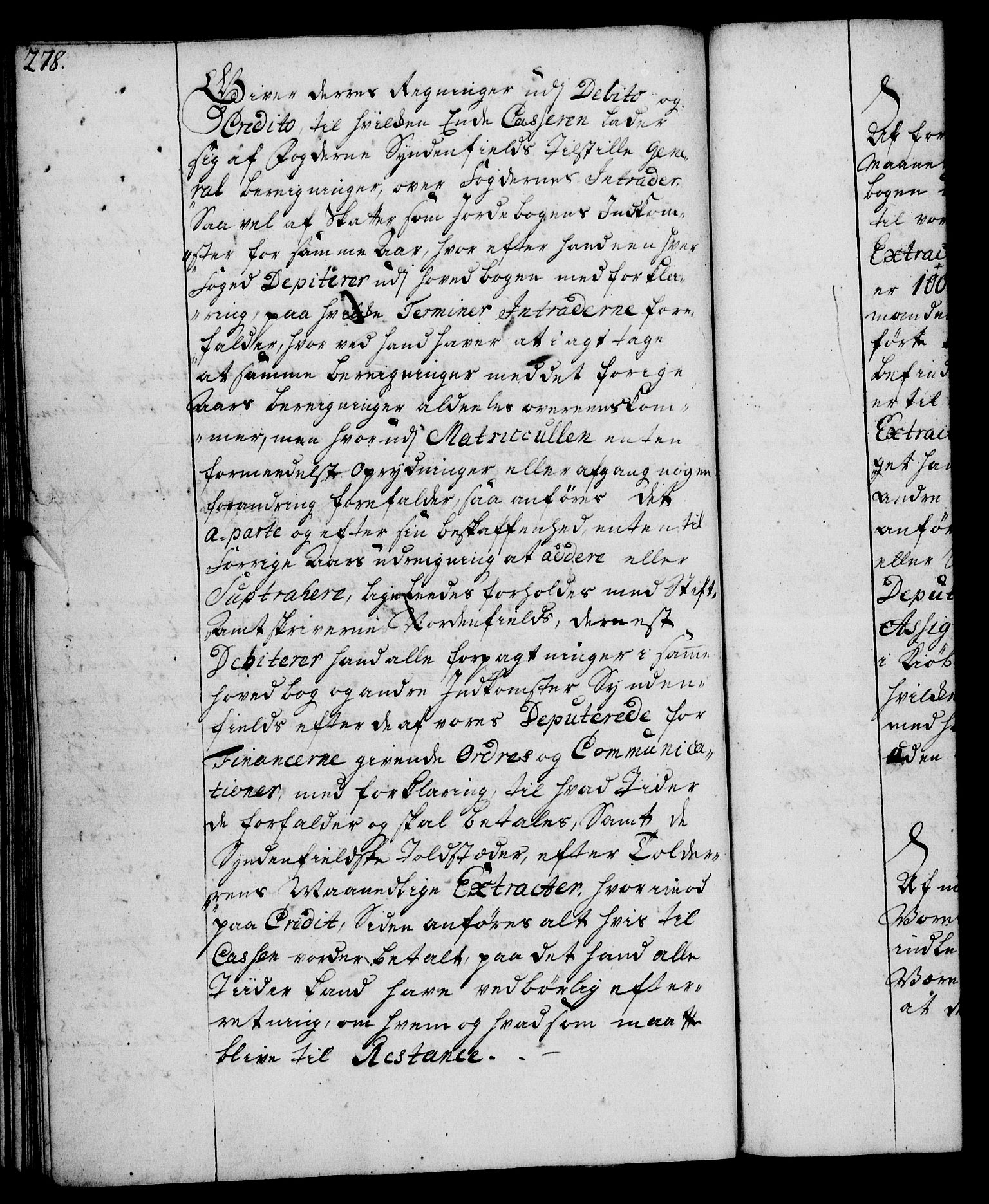 Rentekammeret, Kammerkanselliet, RA/EA-3111/G/Gg/Ggi/L0002: Norsk instruksjonsprotokoll med register (merket RK 53.35), 1729-1751, p. 278